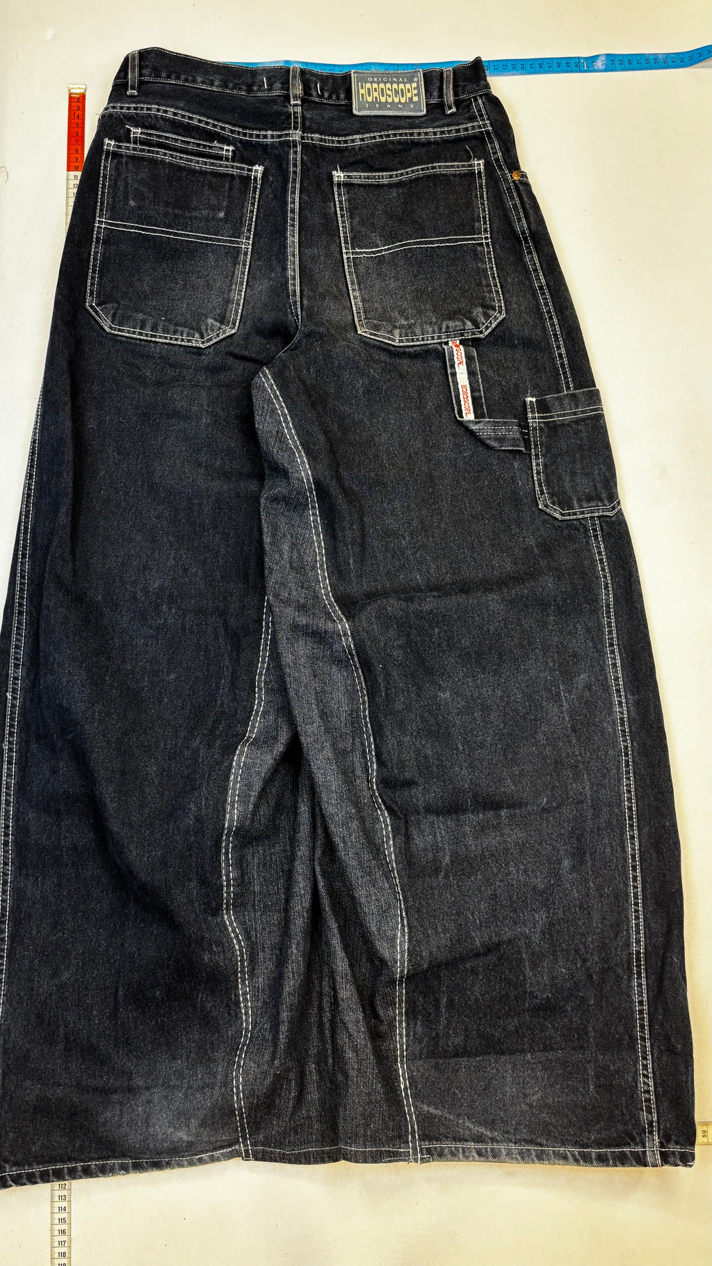 Blue baggy jeans
