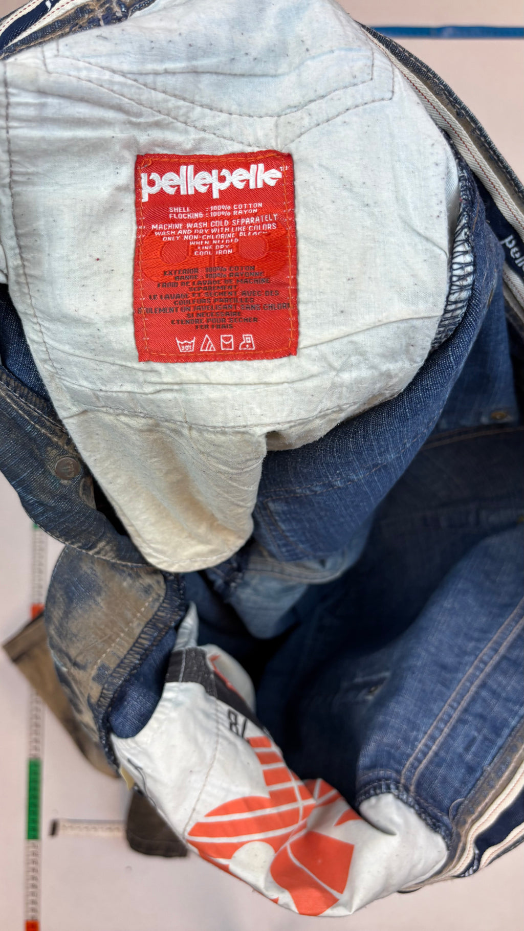 Pelle pelle baggy jeans