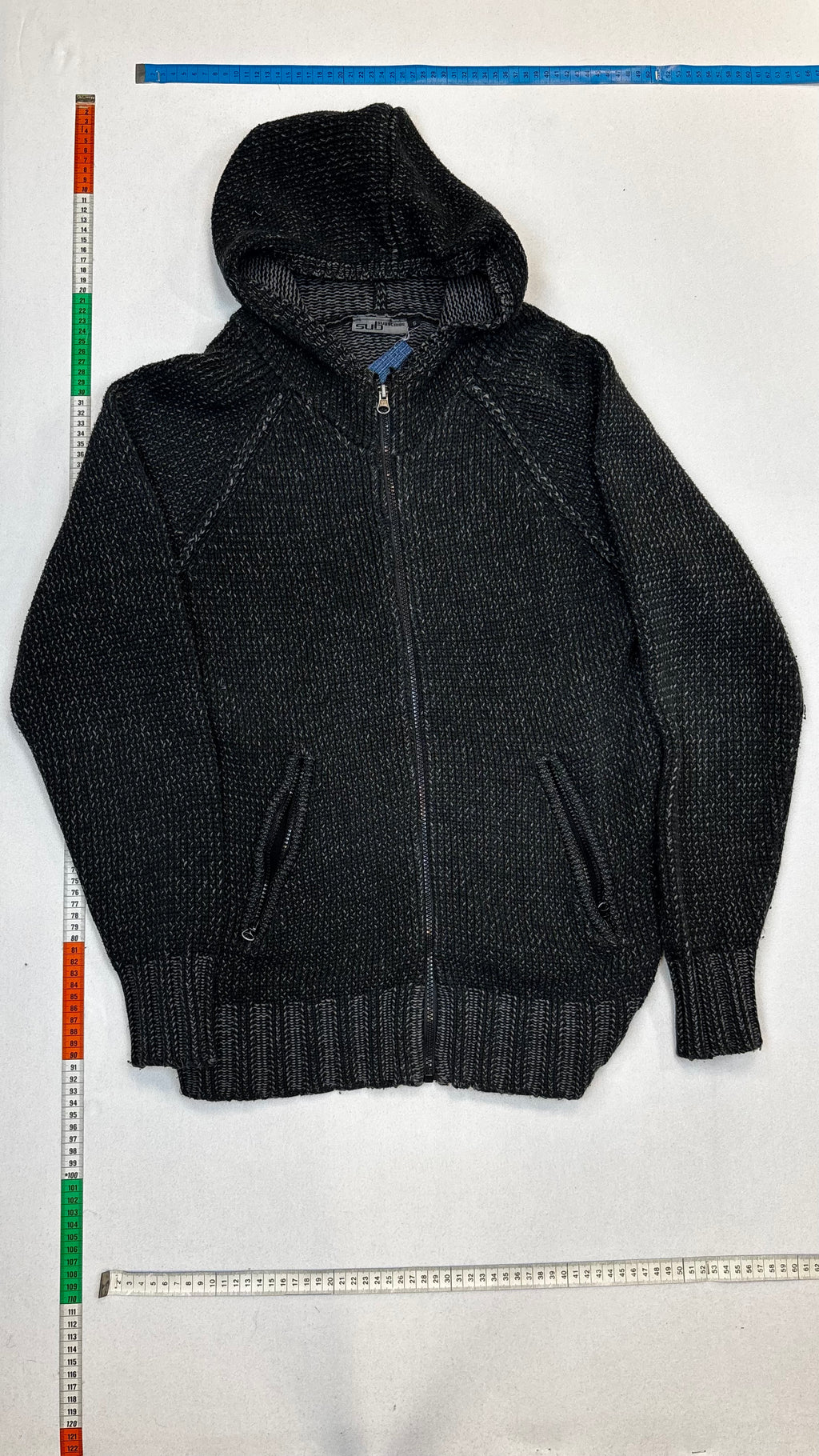 Sub knit hoodie