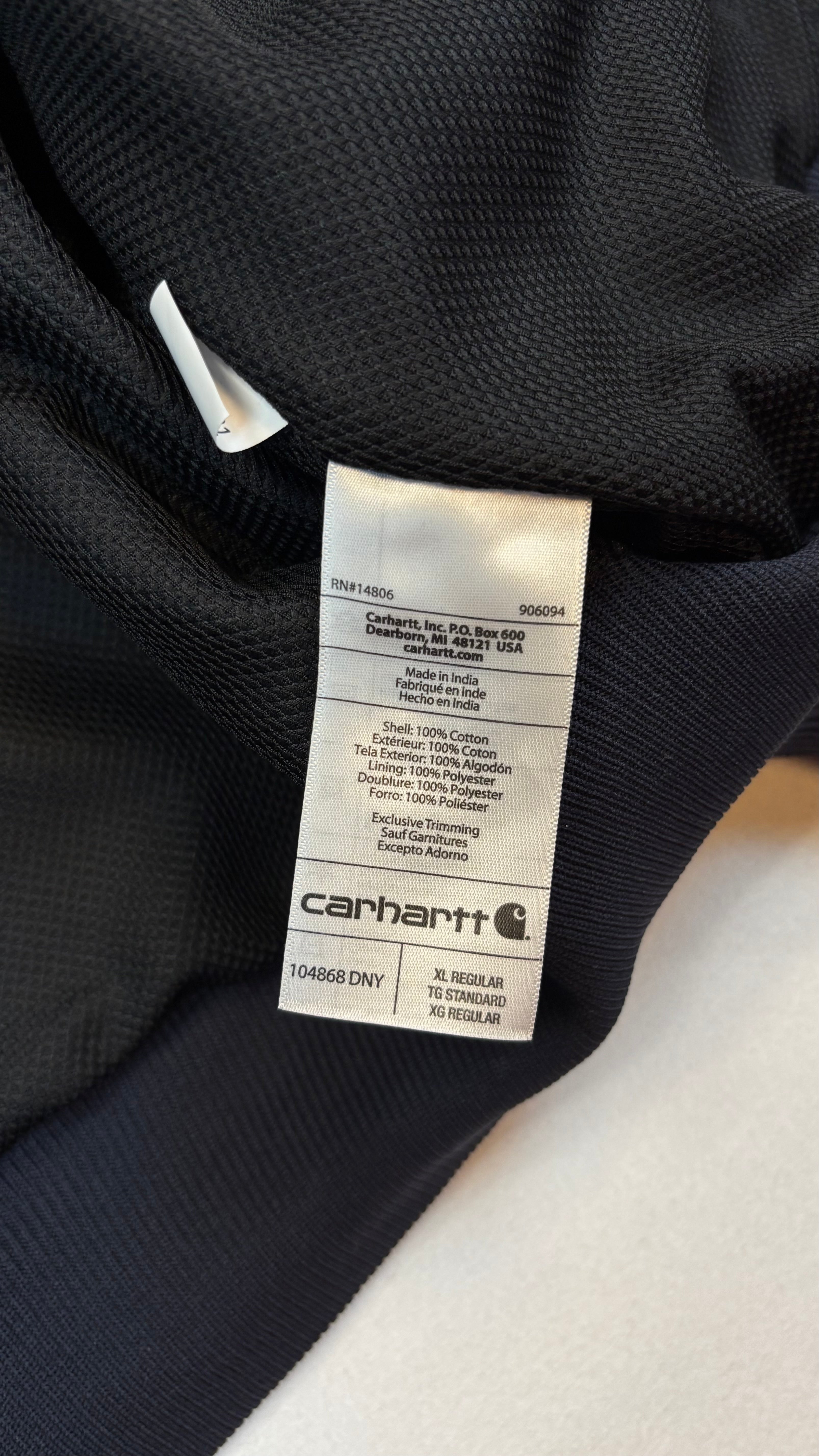 Carhart work wear jacket