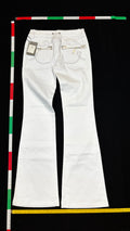 White bootcut jeans