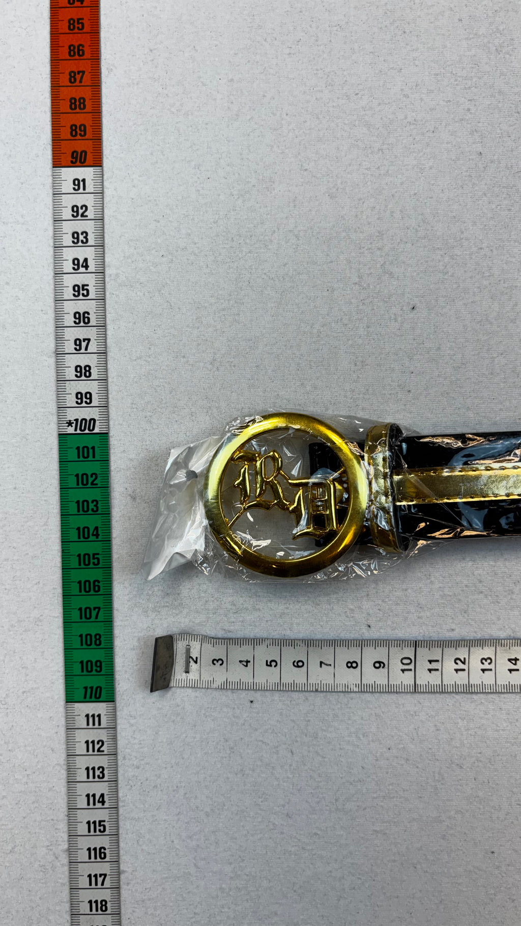 Gold clasp belt