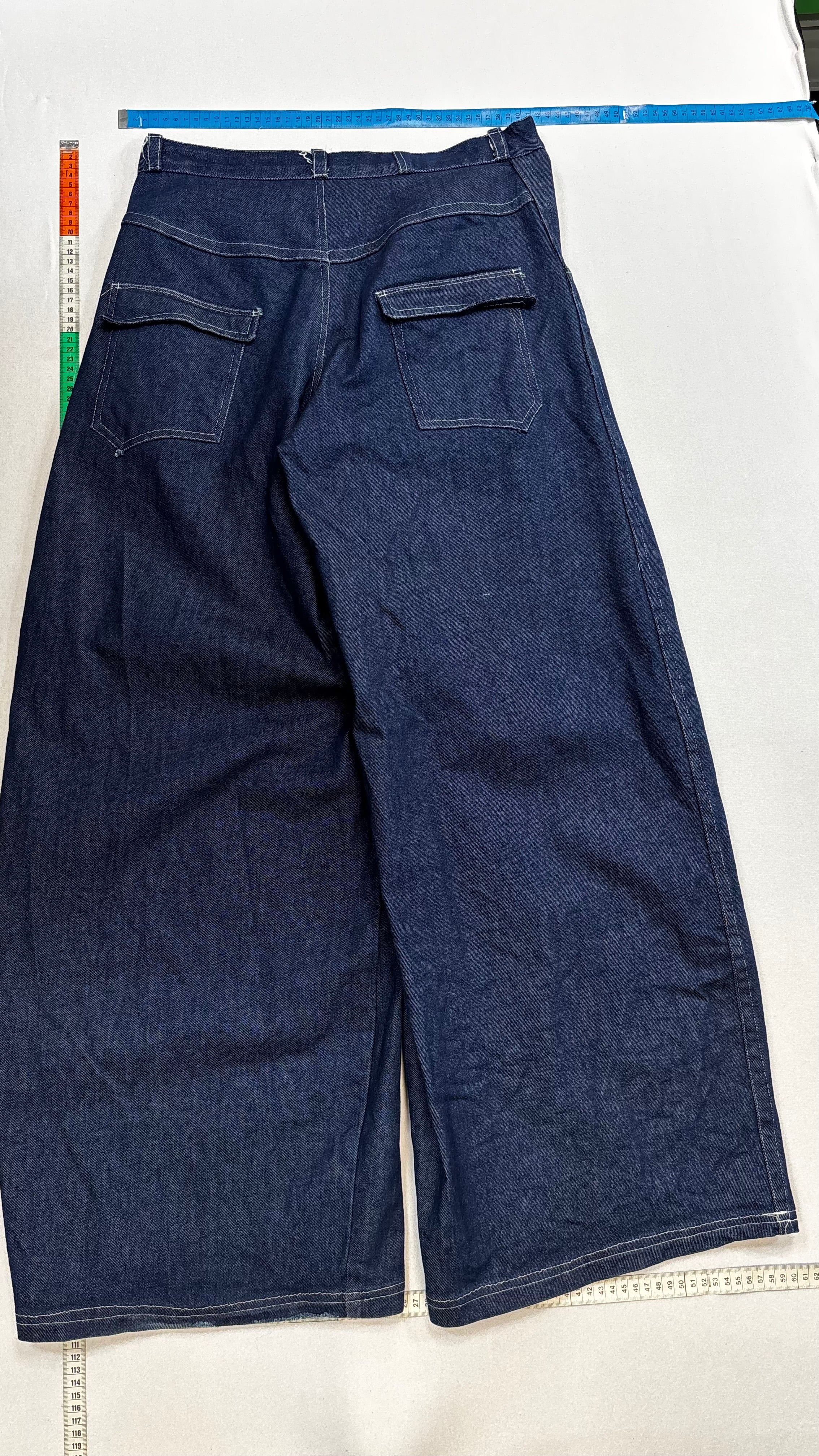 Blue baggy jeans