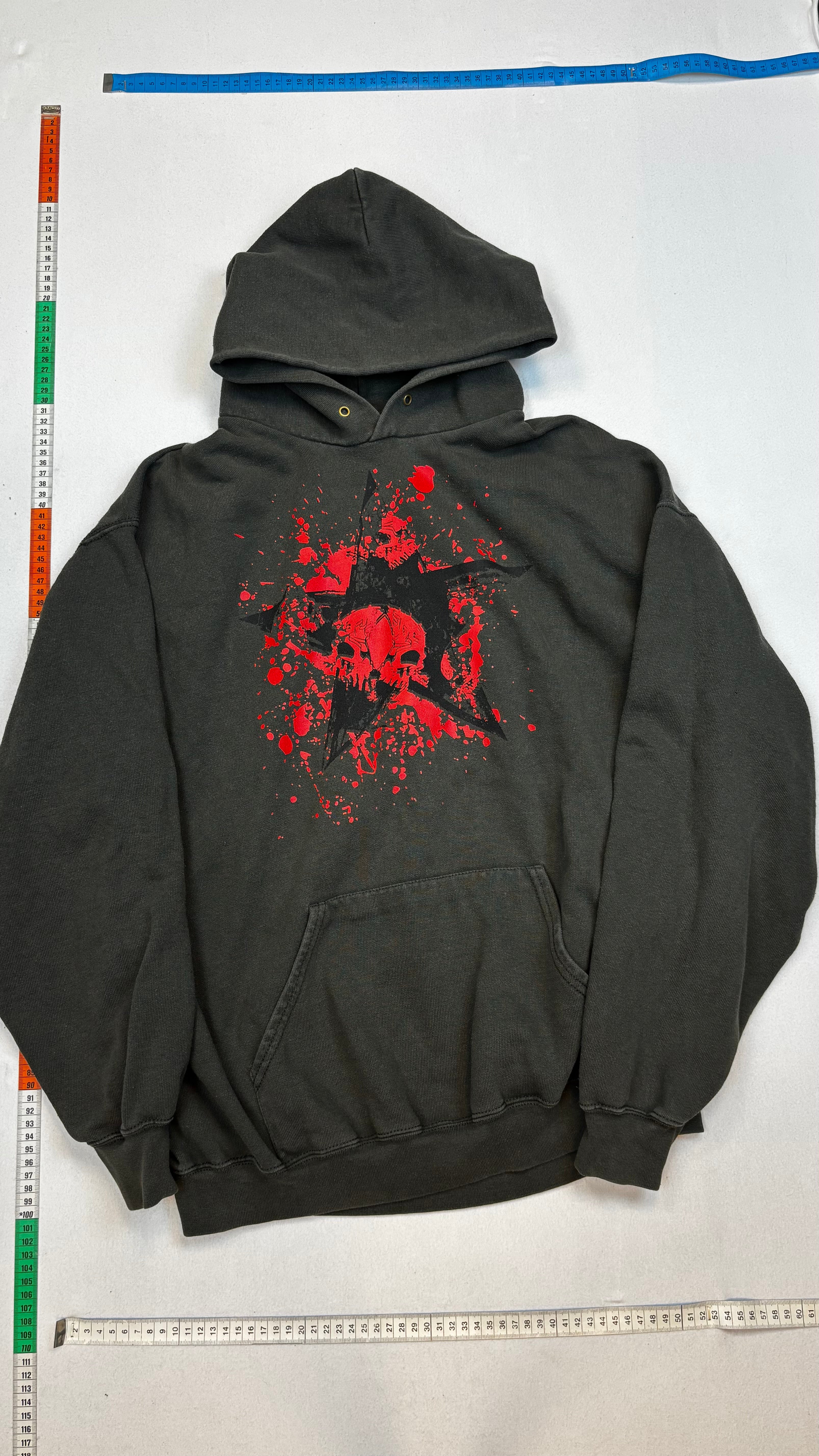 Vintage print hoodie