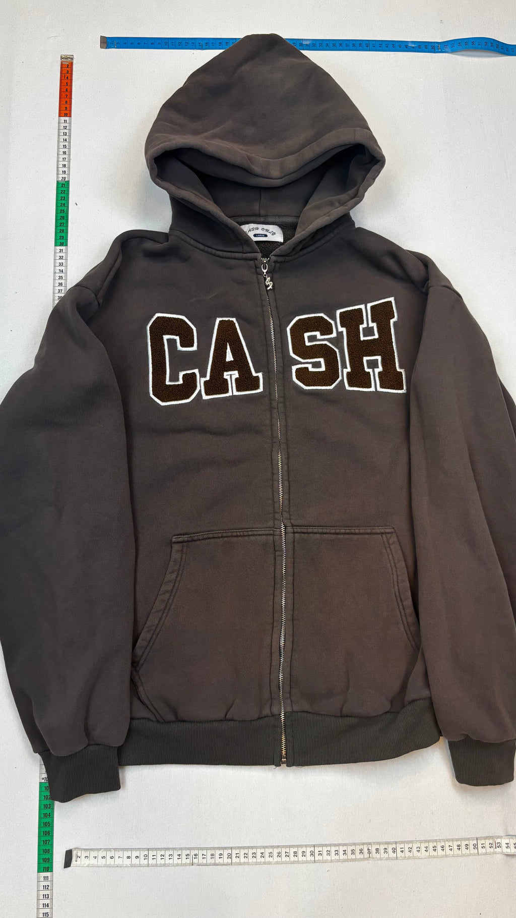 Cash only Zip up hoodie
