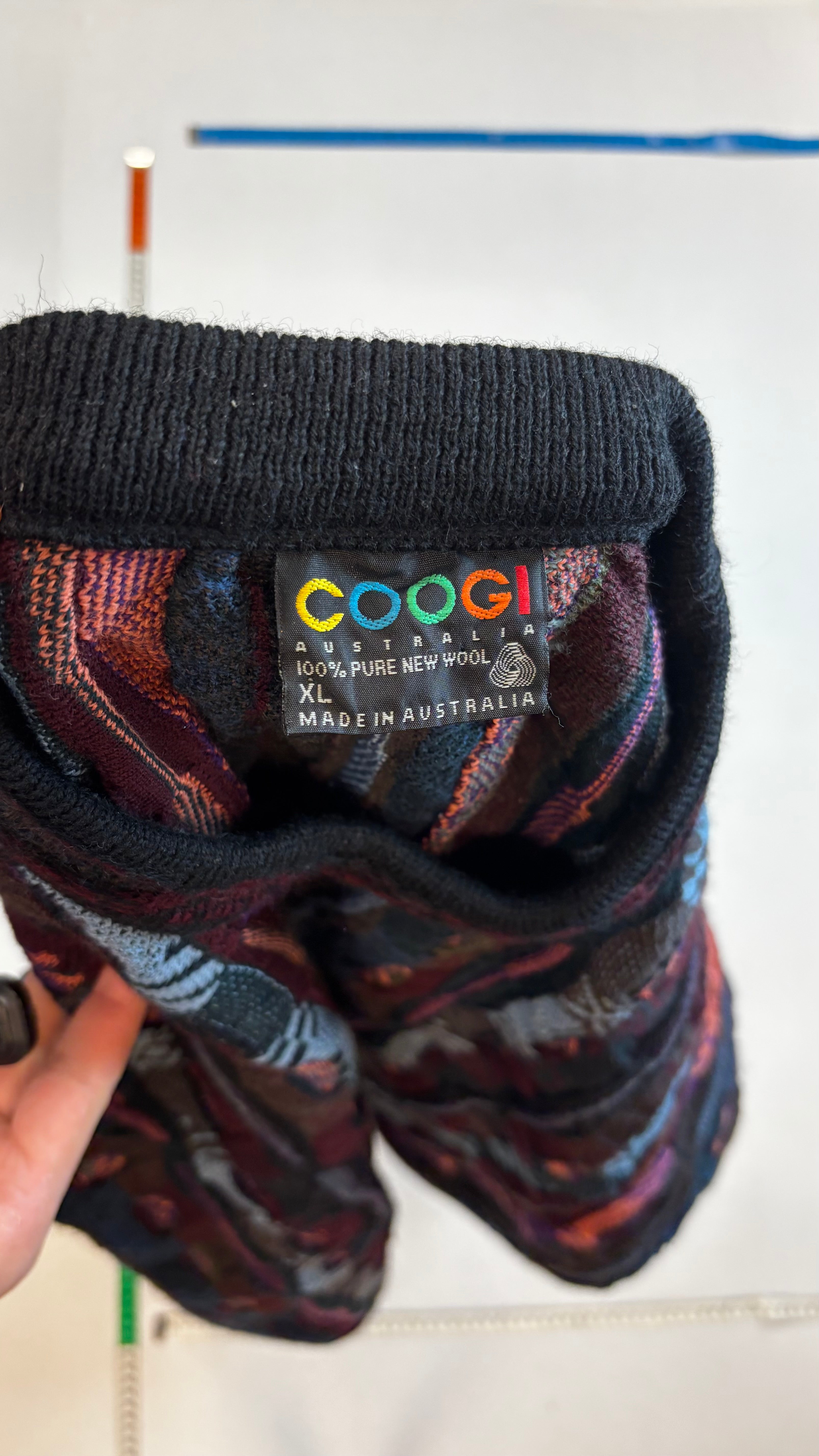Coogi 3d knit sweater