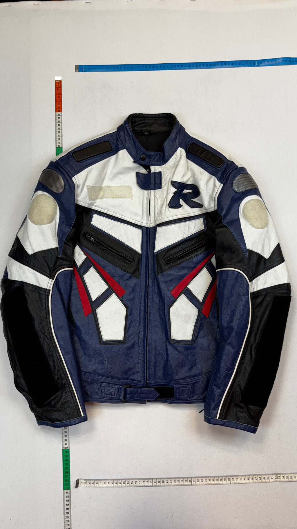Leather biker jacket