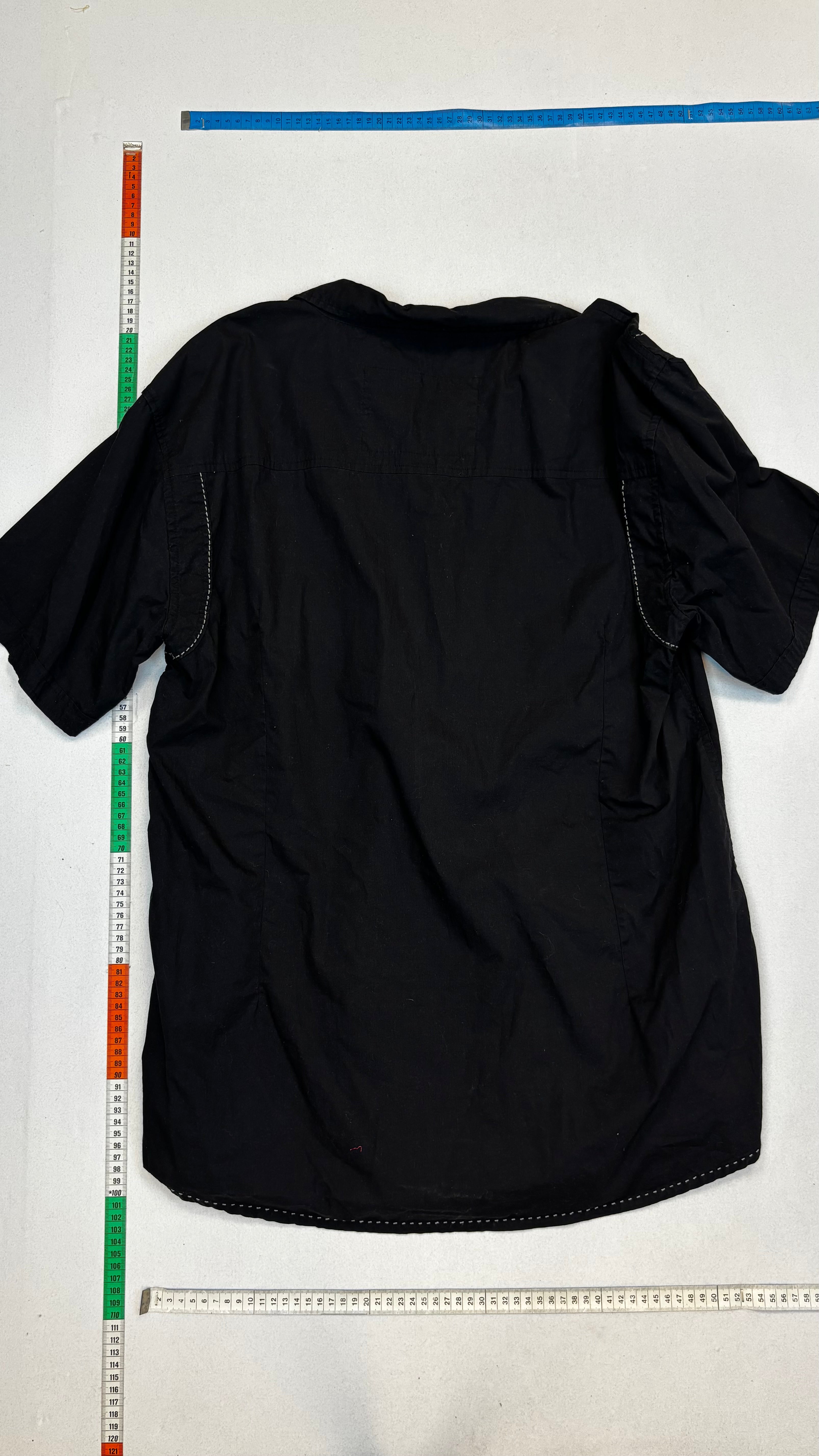 Dark button up T-shirt
