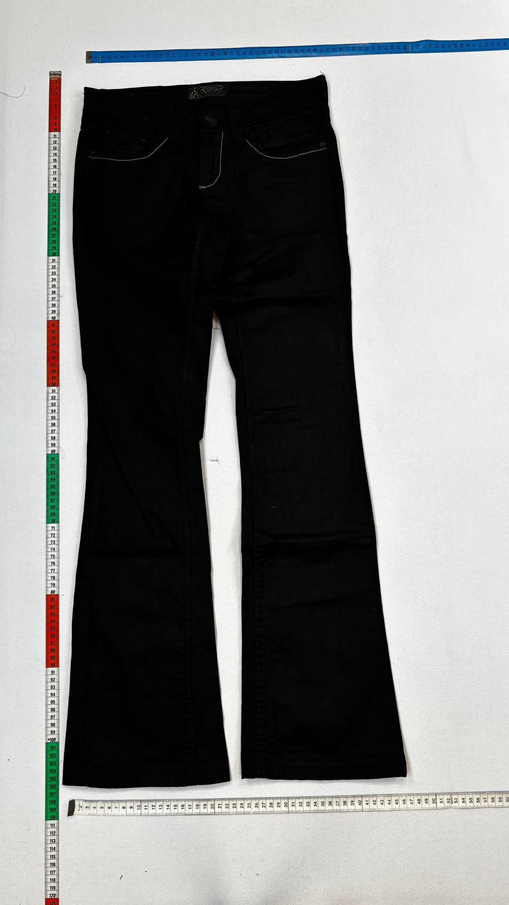 Waxed bootcut