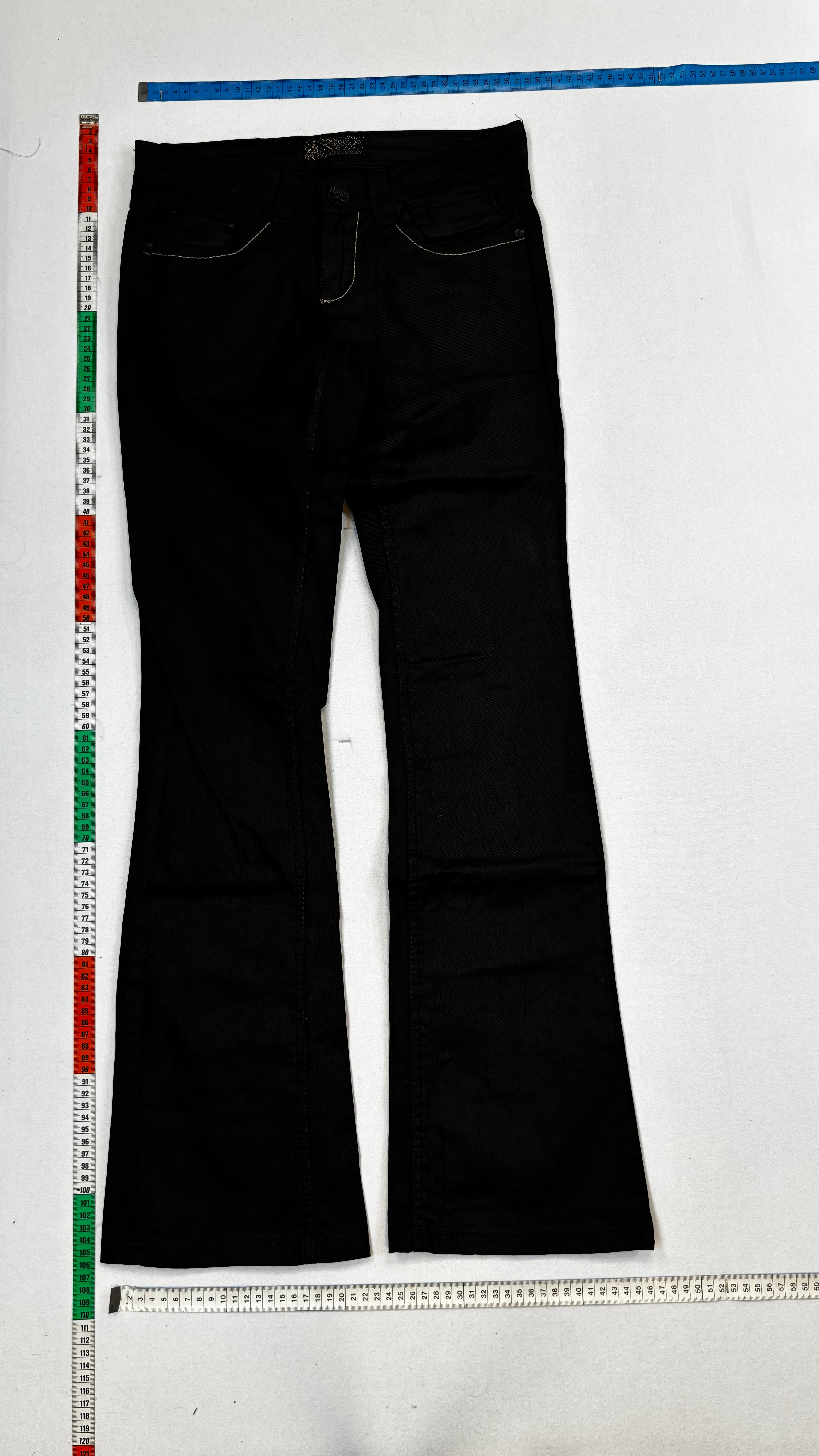 Waxed bootcut