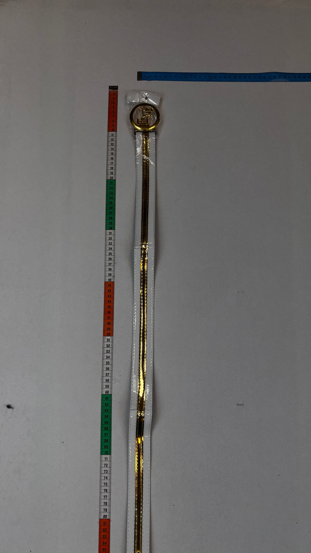 Gold clasp belt