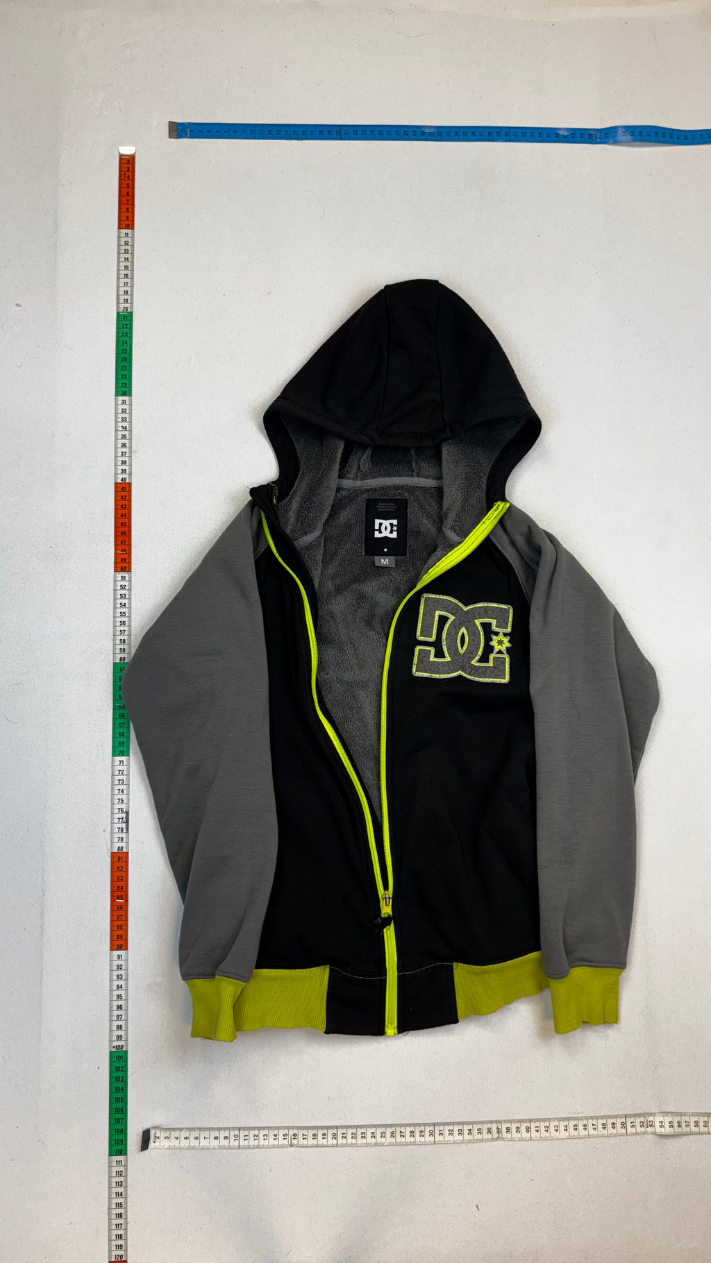 Furr lined DC zip up hoodie