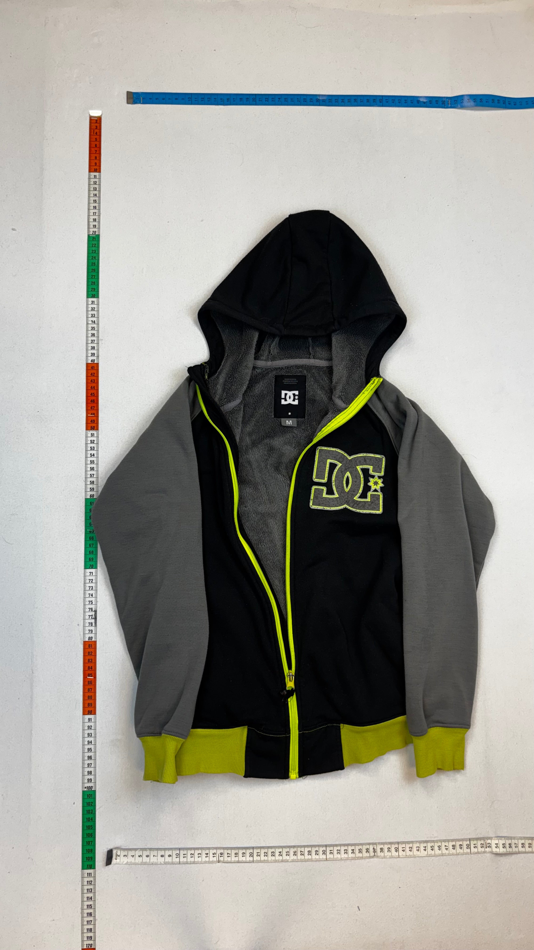Furr lined DC zip up hoodie