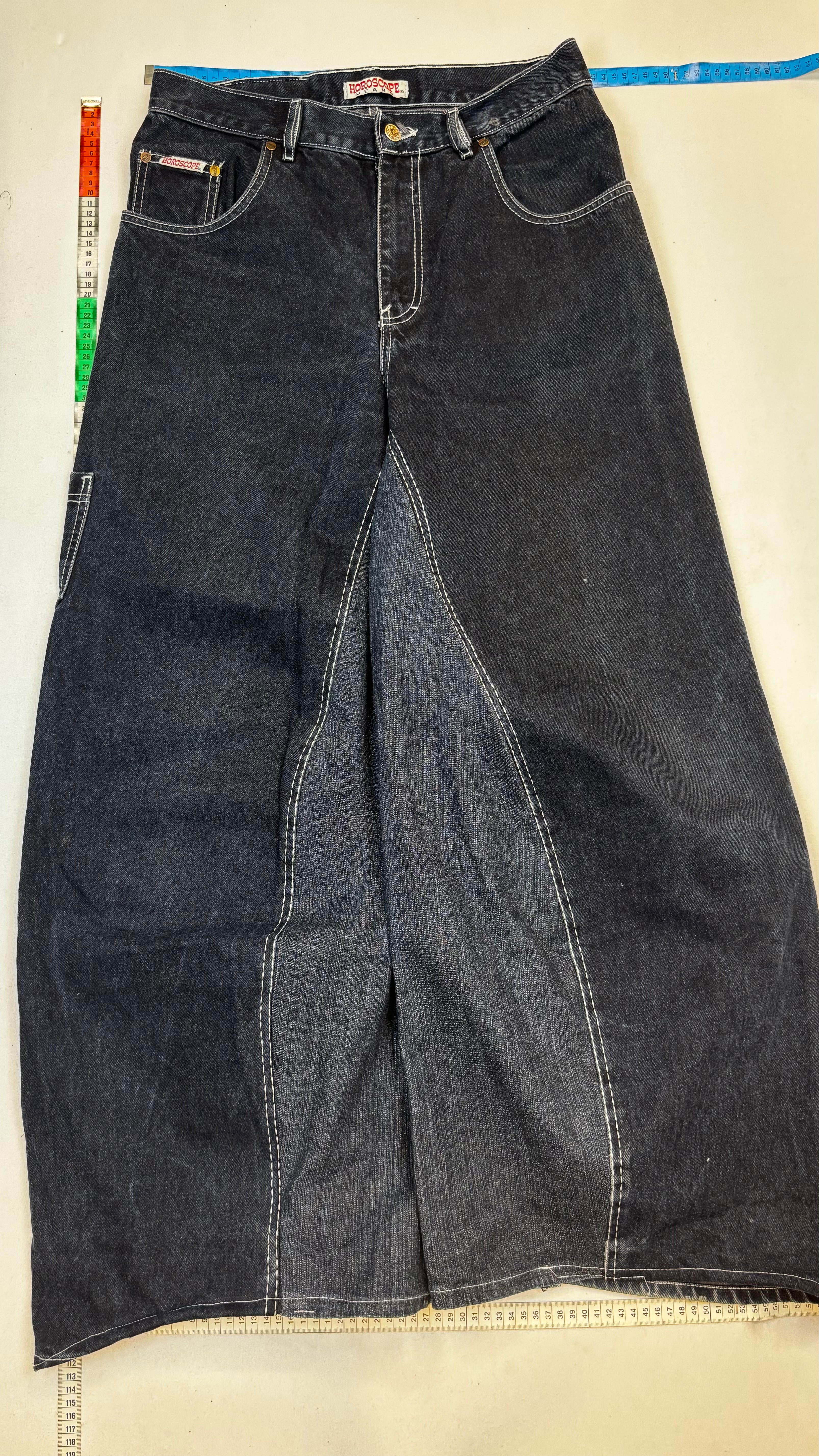 Blue baggy jeans