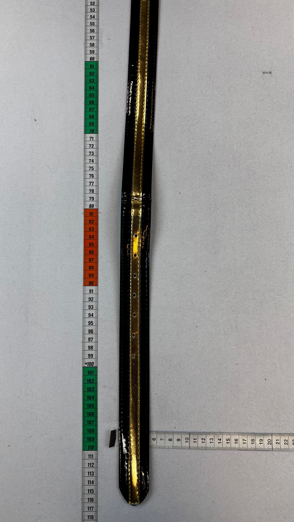 Gold clasp belt