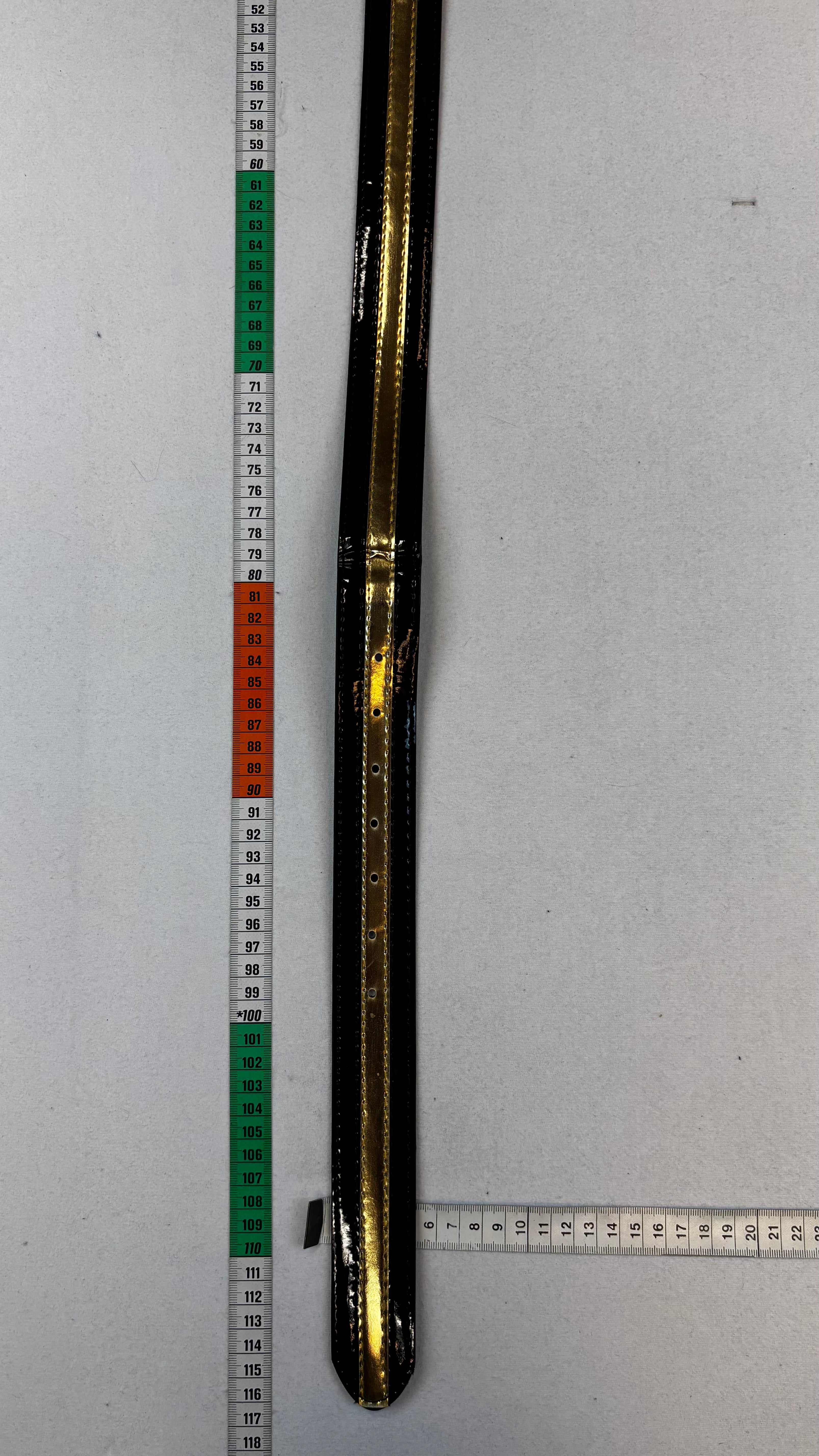 Gold clasp belt