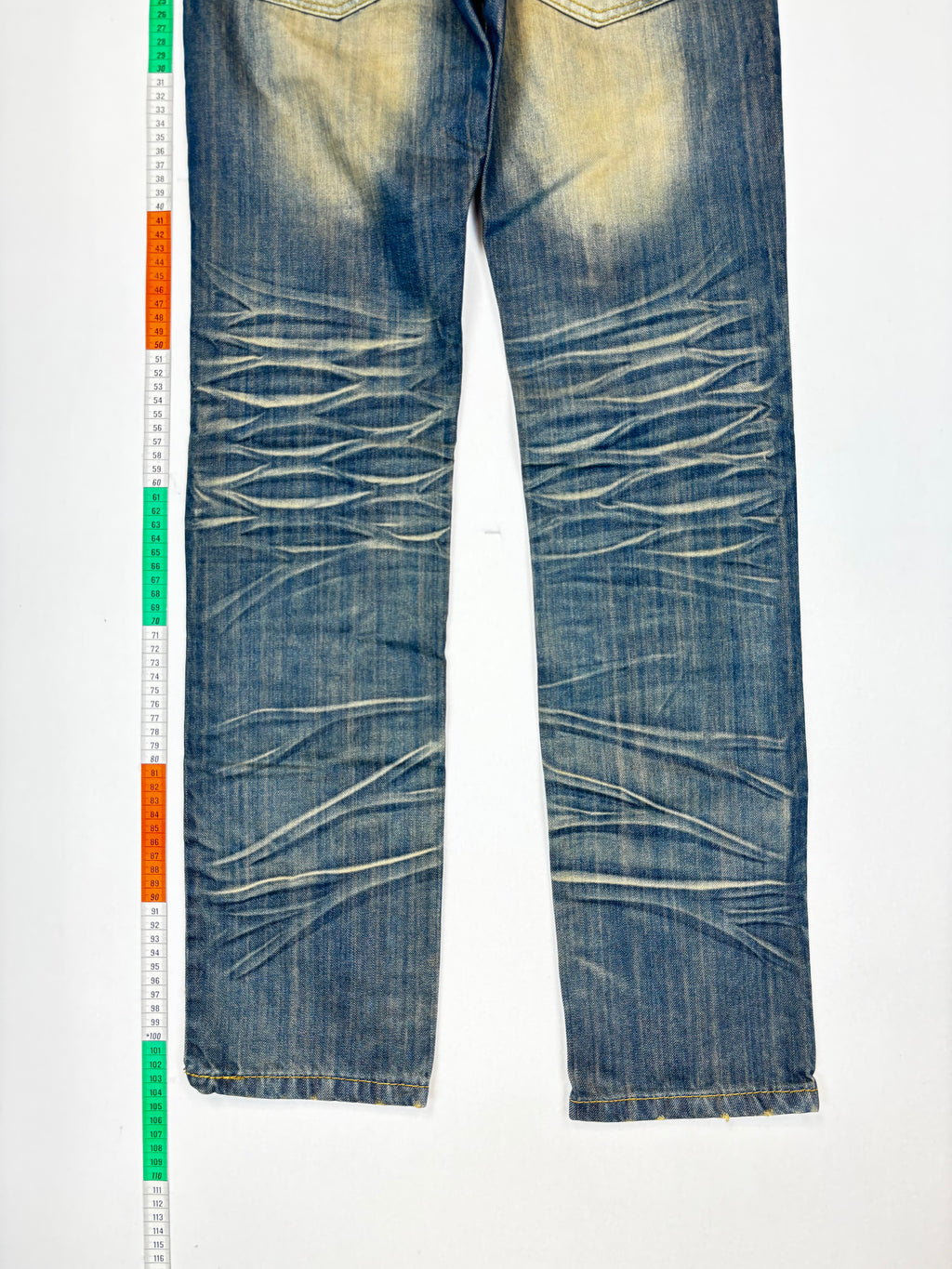 Slim green jeans