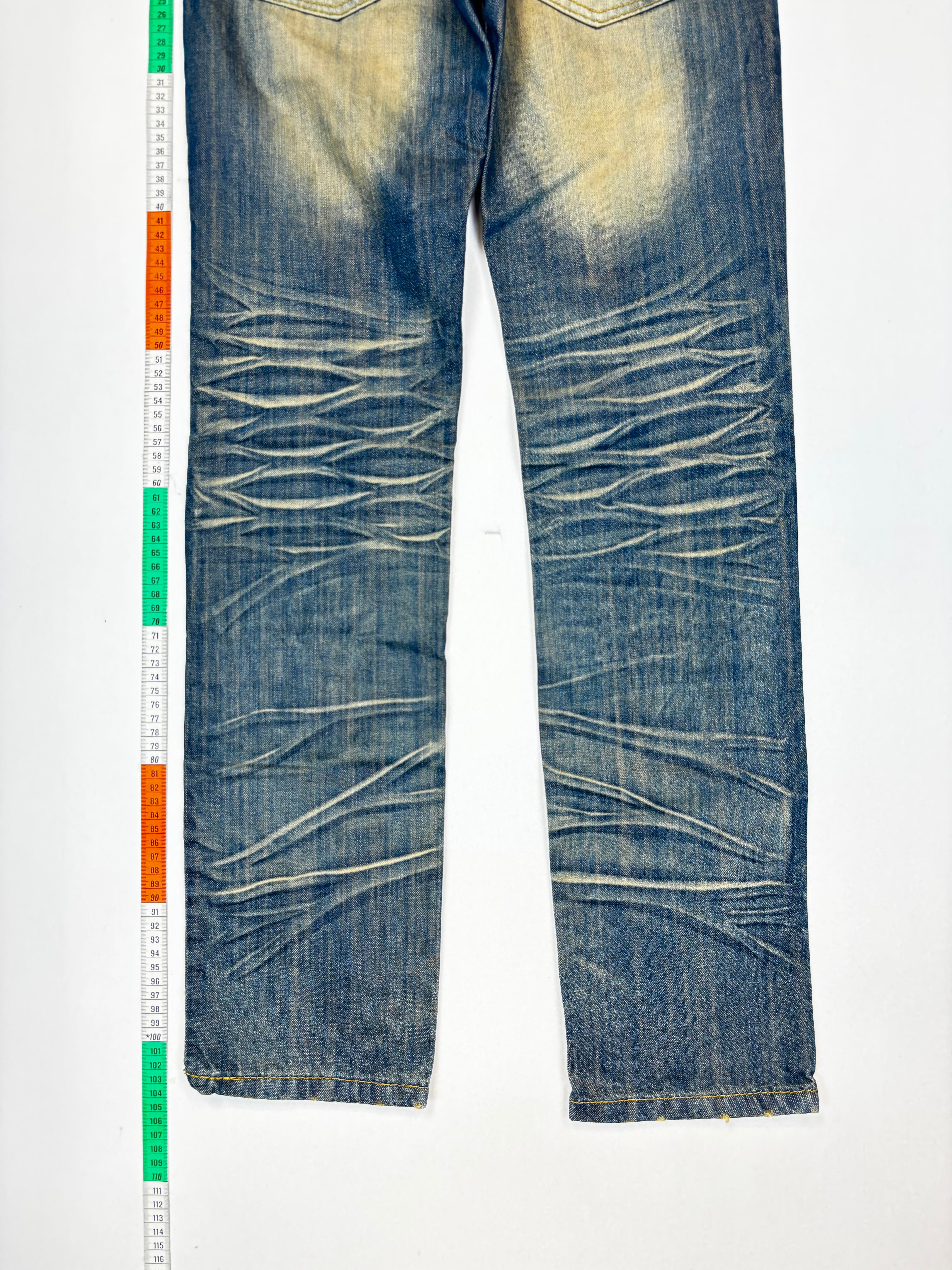 Slim green jeans