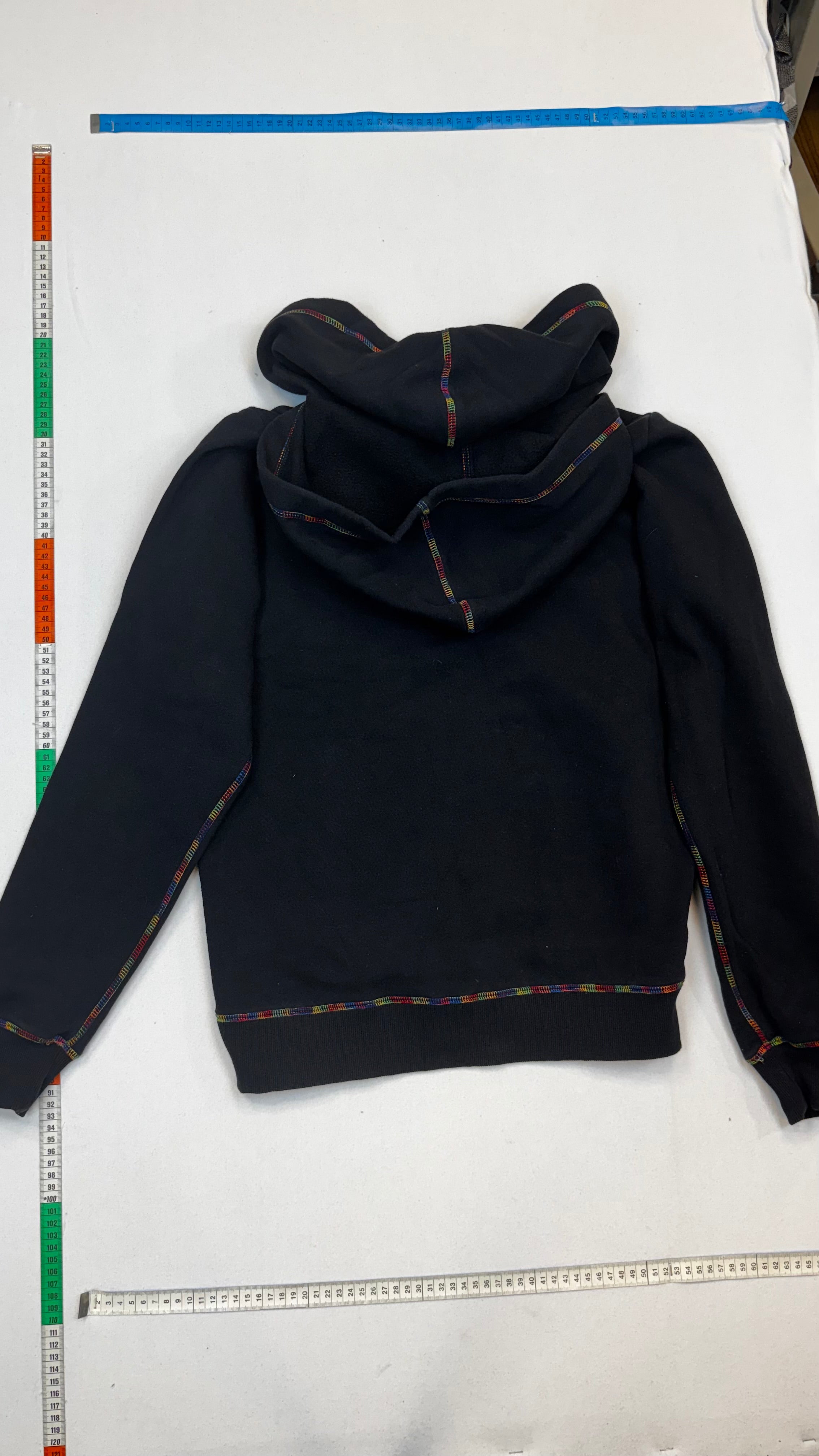 Double hooded hoodie