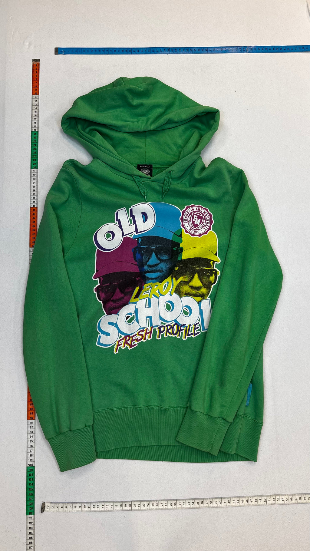 Green hoodie