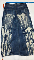 Bleached baggy jeans