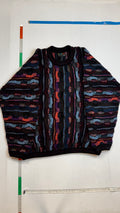Coogi 3d knit sweater