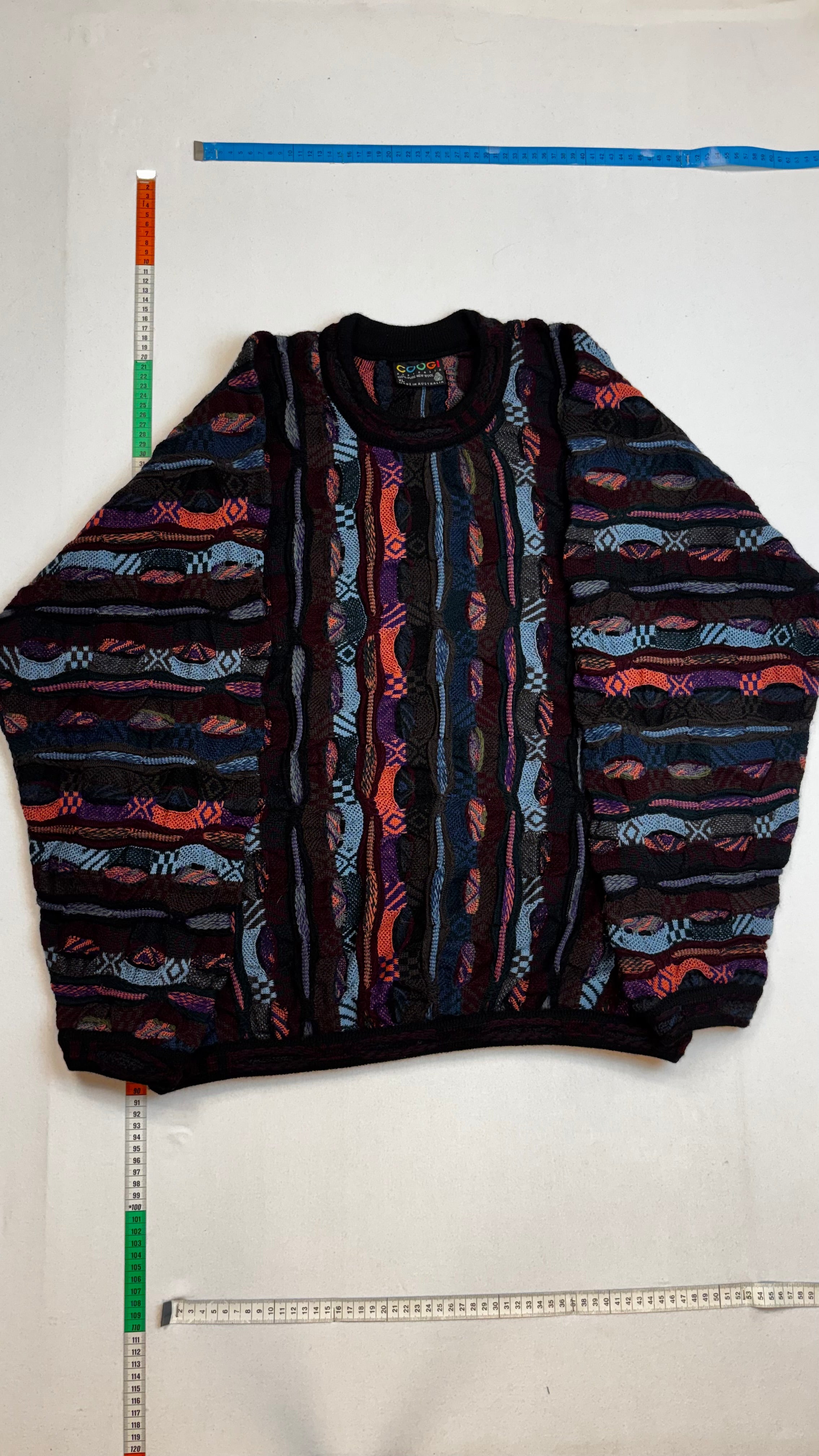 Coogi 3d knit sweater