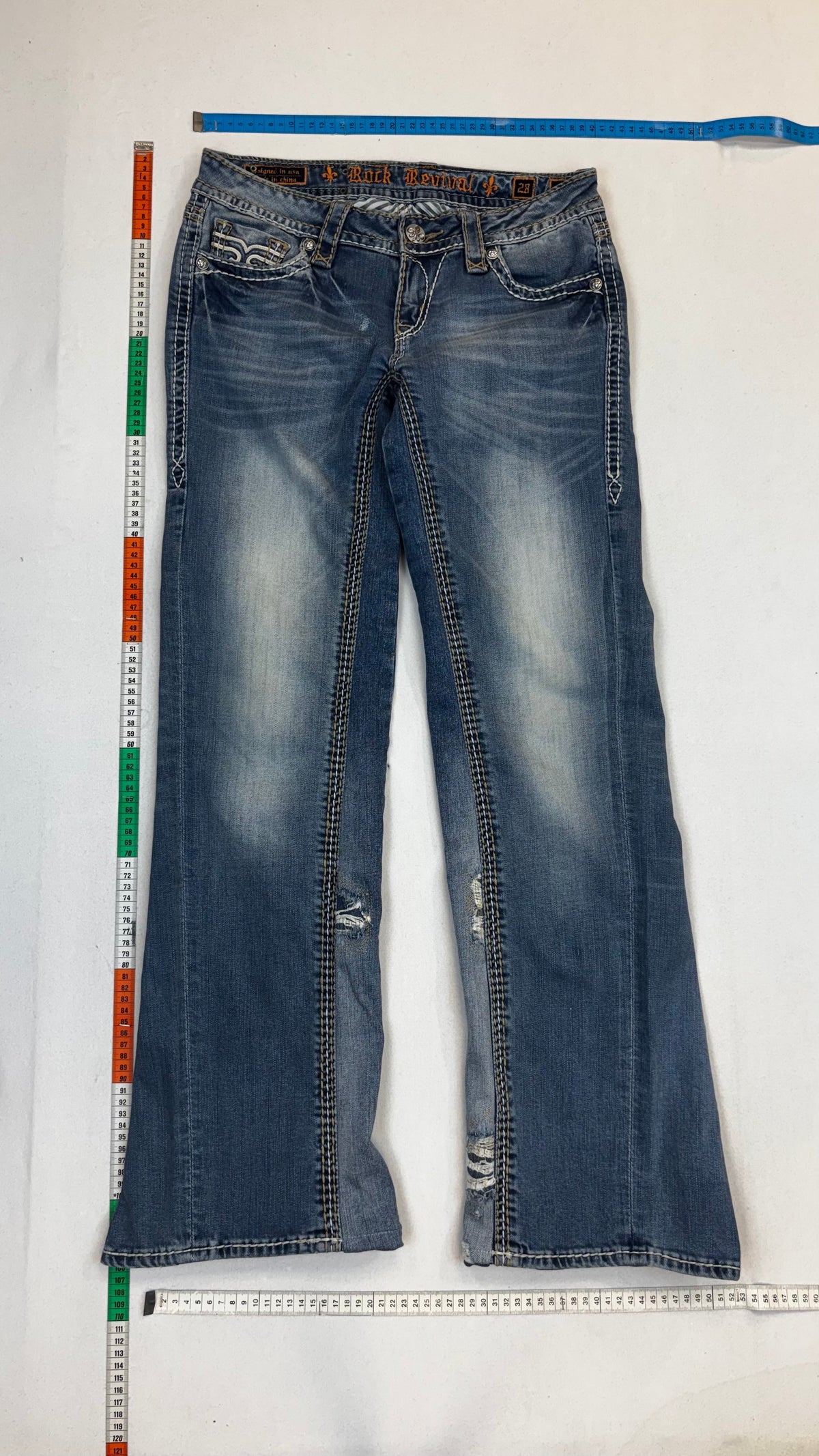 Rock revival flare jeans