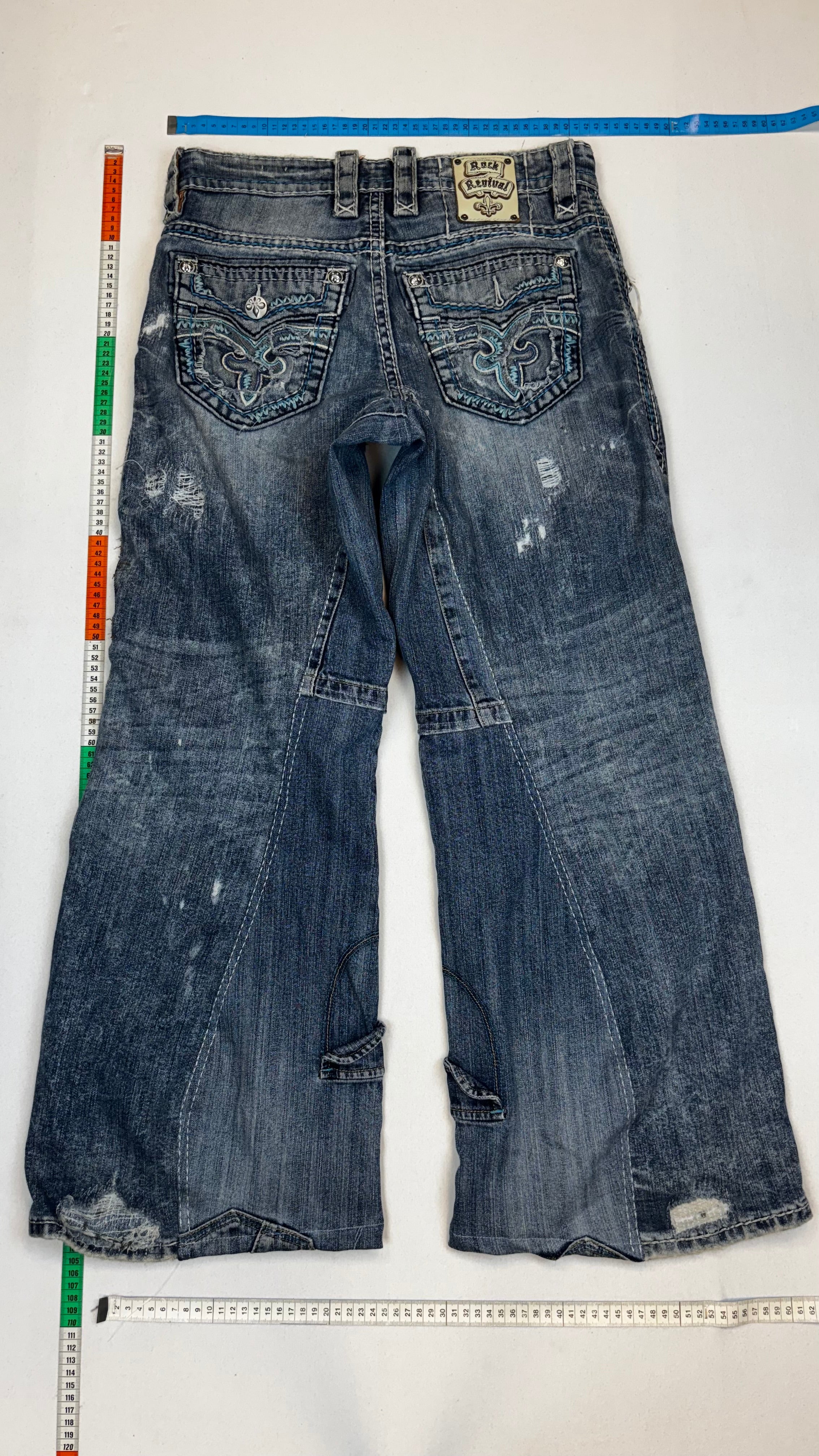 Rock revival flared jeans