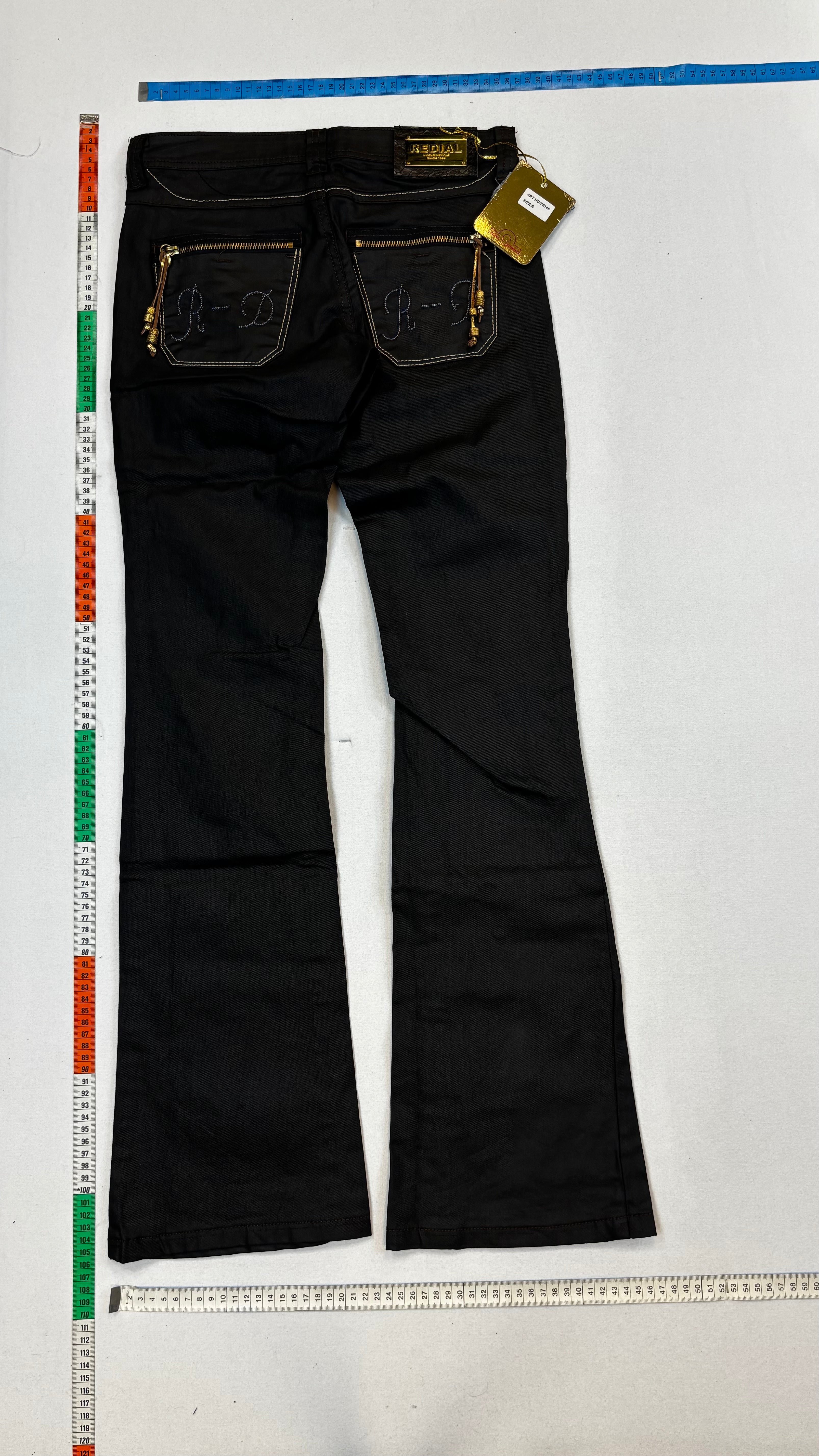 Waxed bootcut