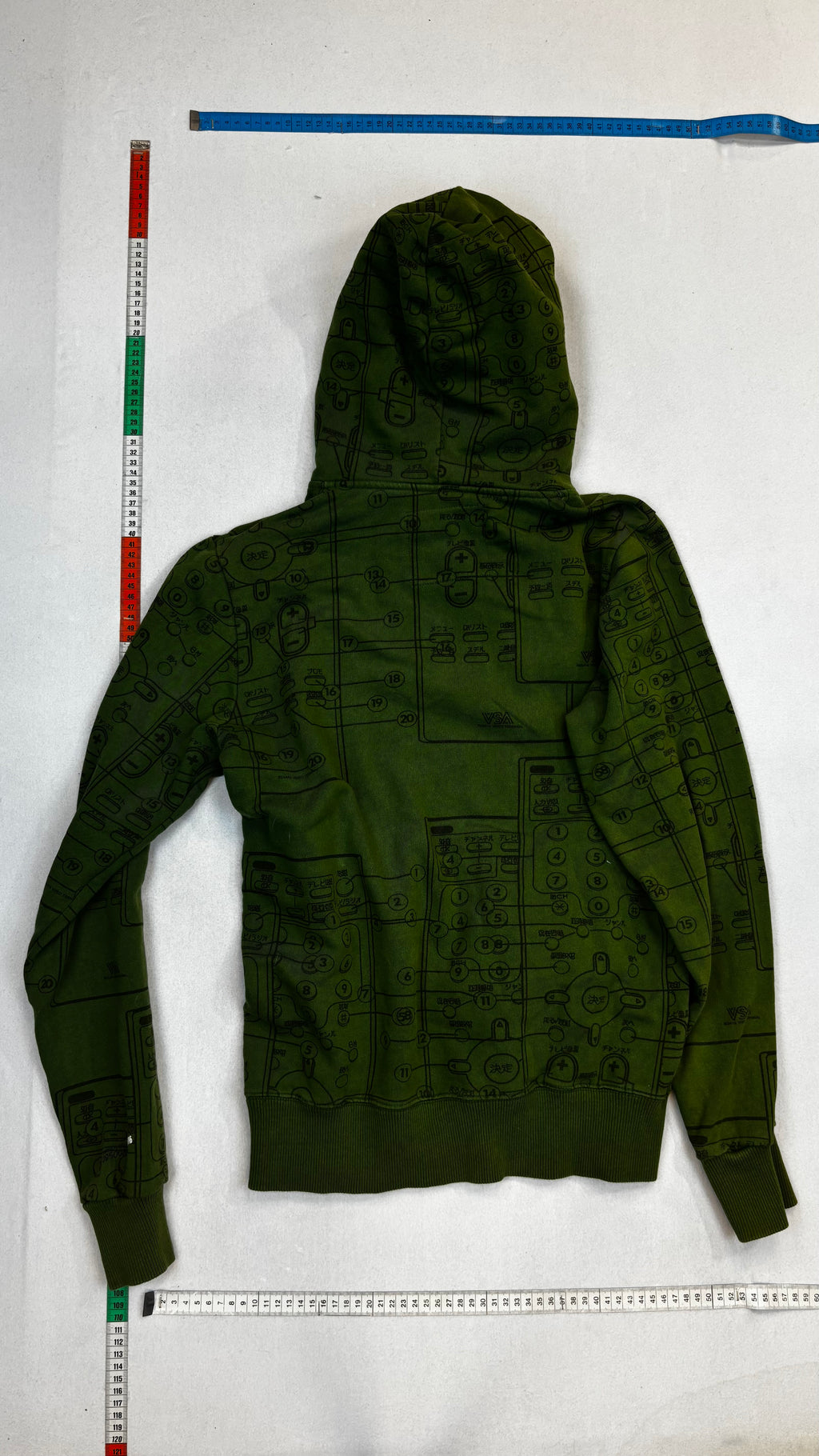 Green hoodie