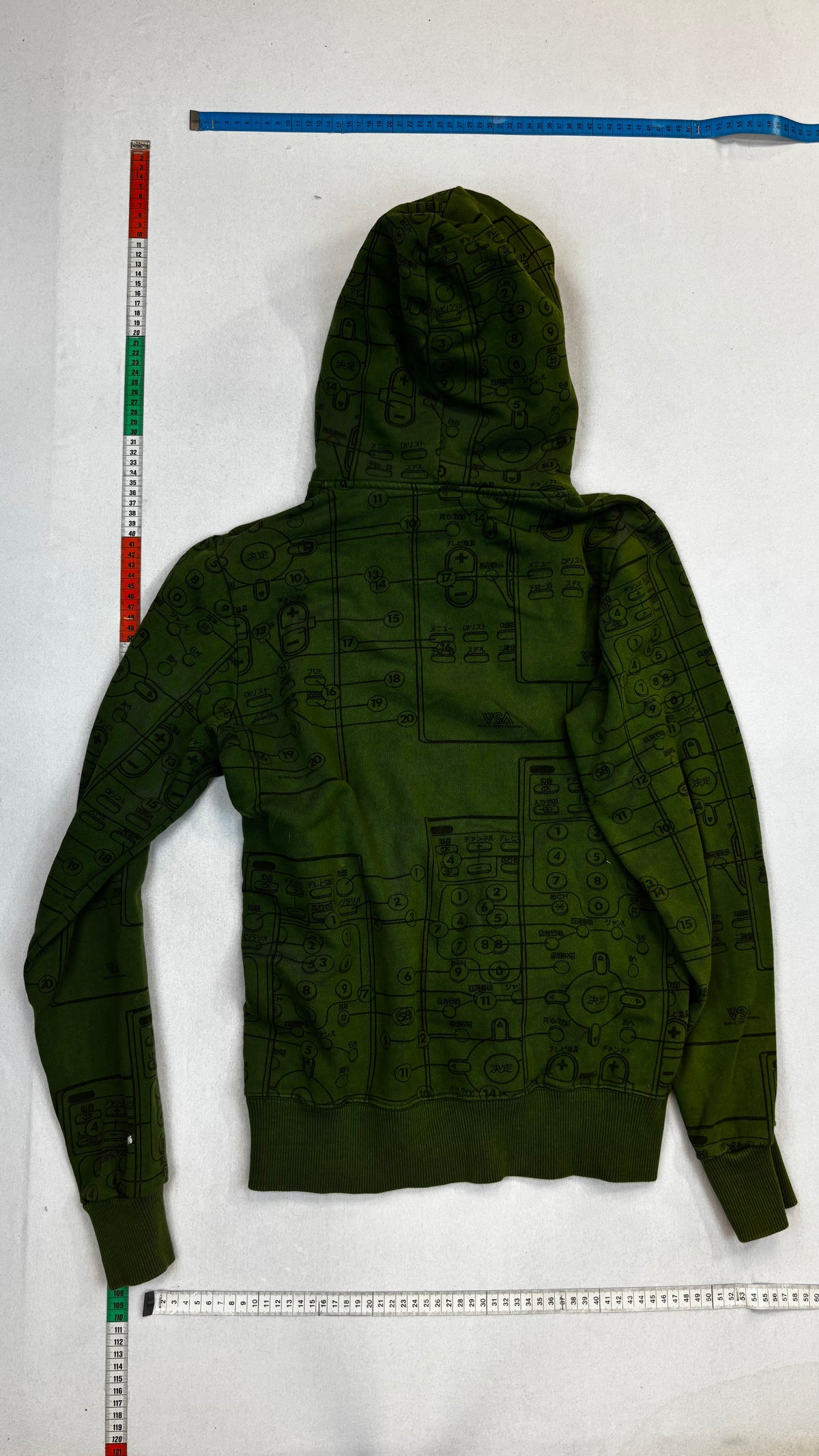 Green hoodie