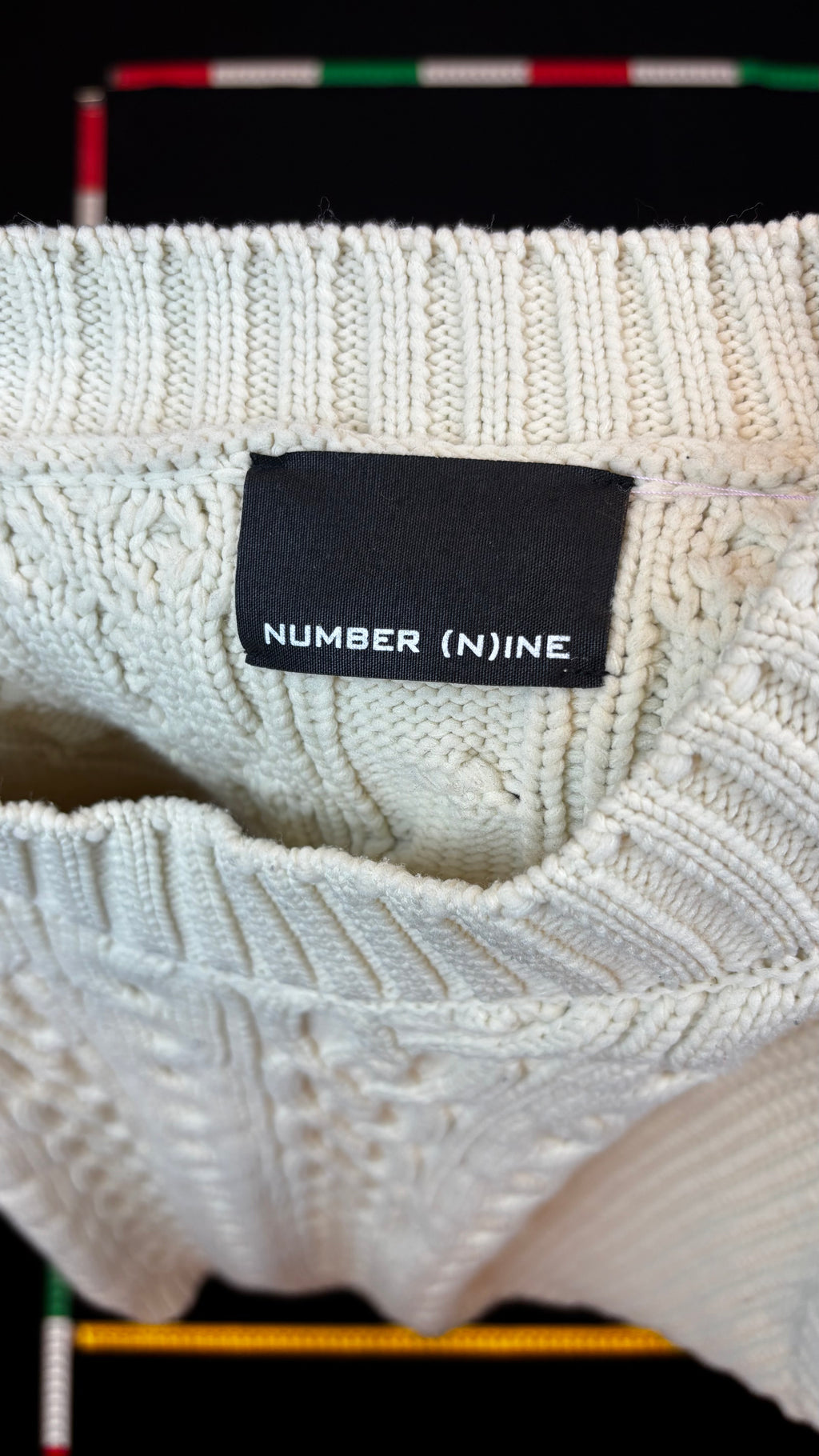 Number (N)ine sleevles knit