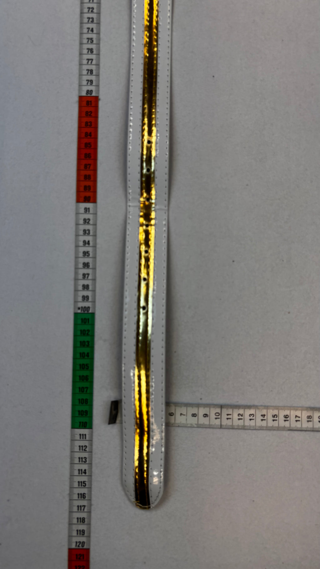 Gold clasp belt