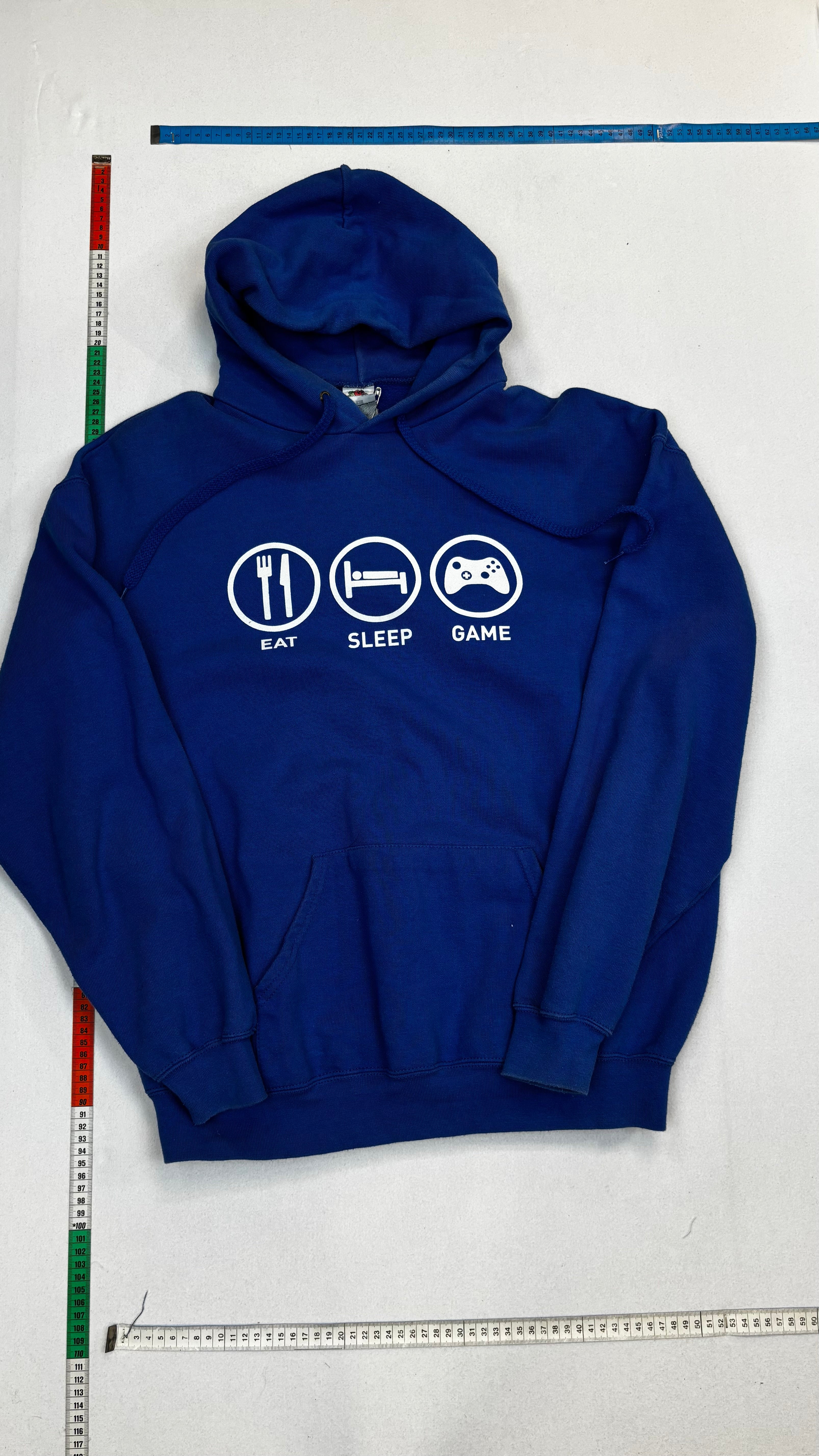 Blue hoodie