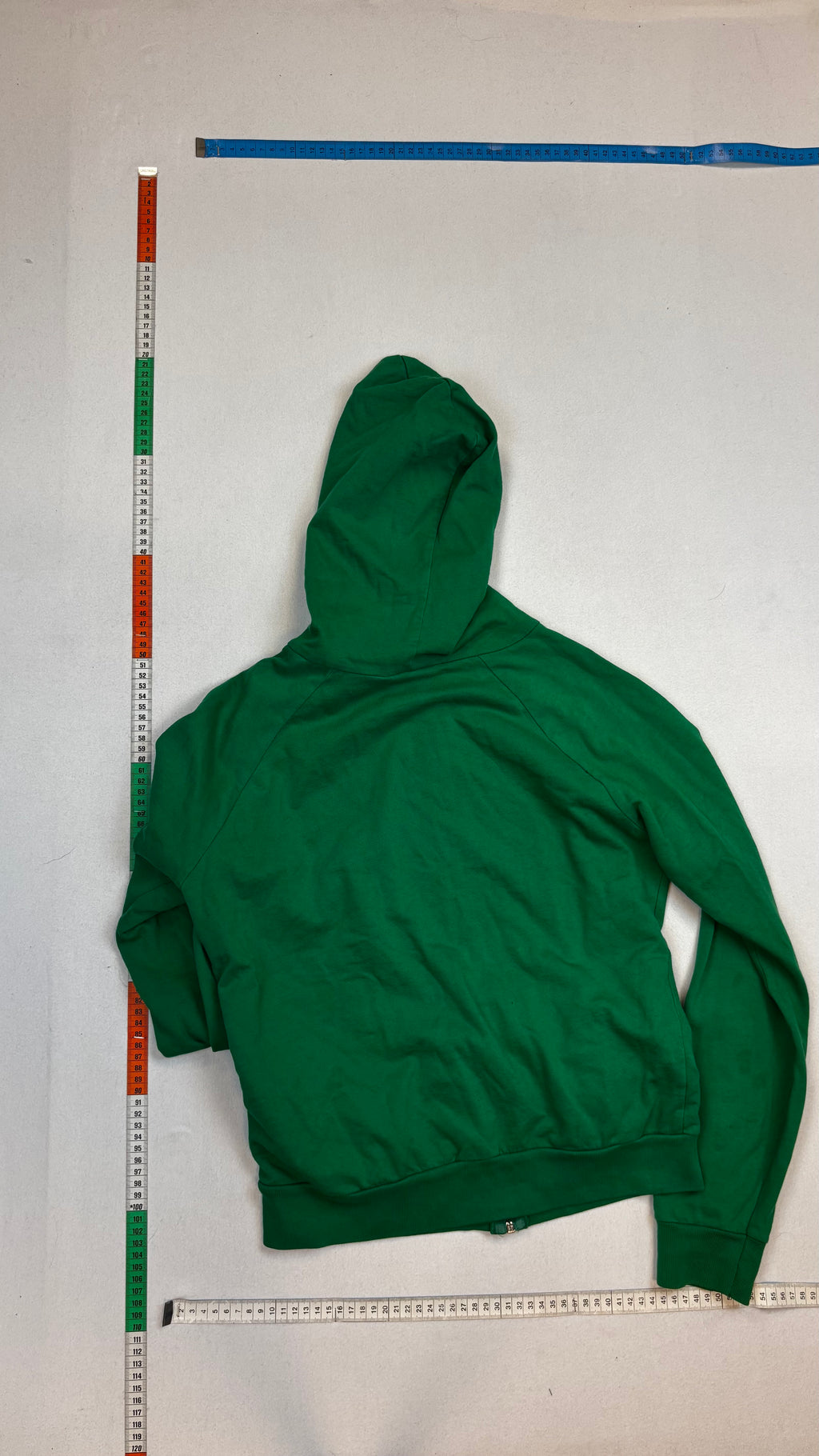 Green zip up hoodie