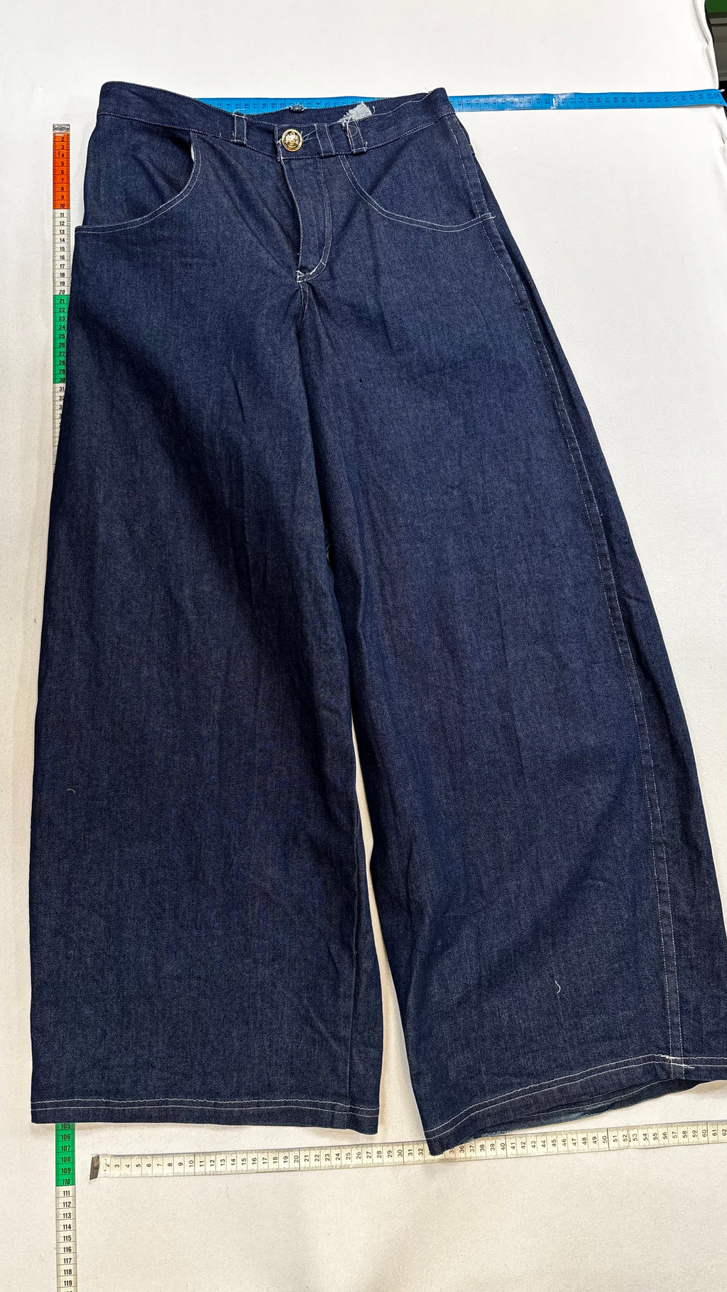 Blue baggy jeans