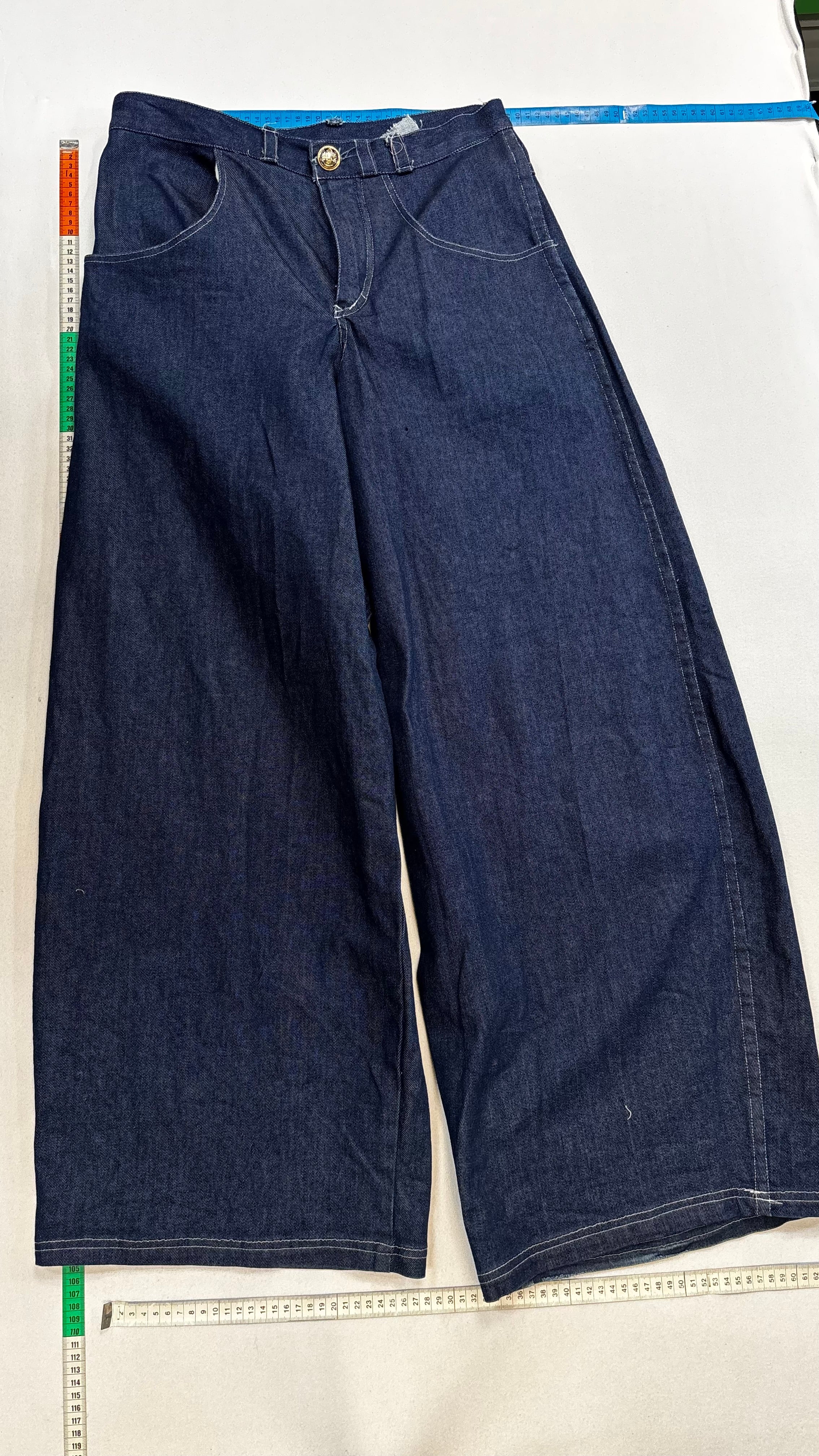 Blue baggy jeans