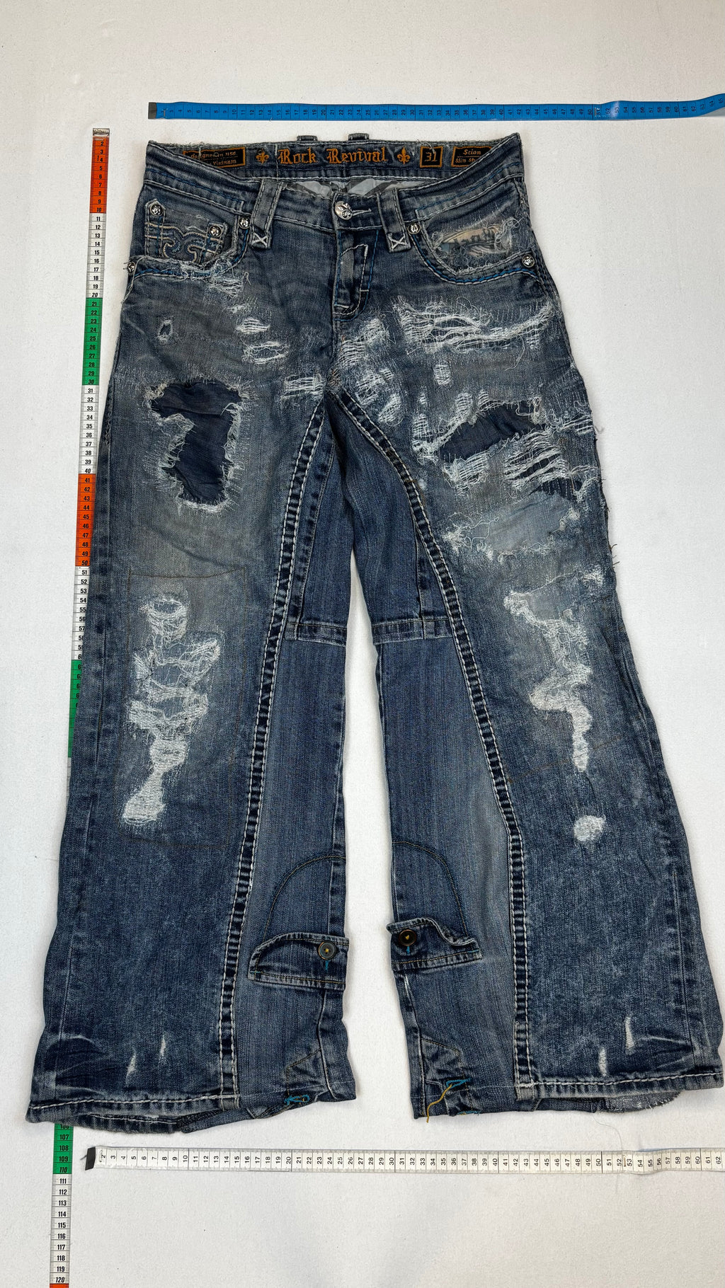 Rock revival flared jeans