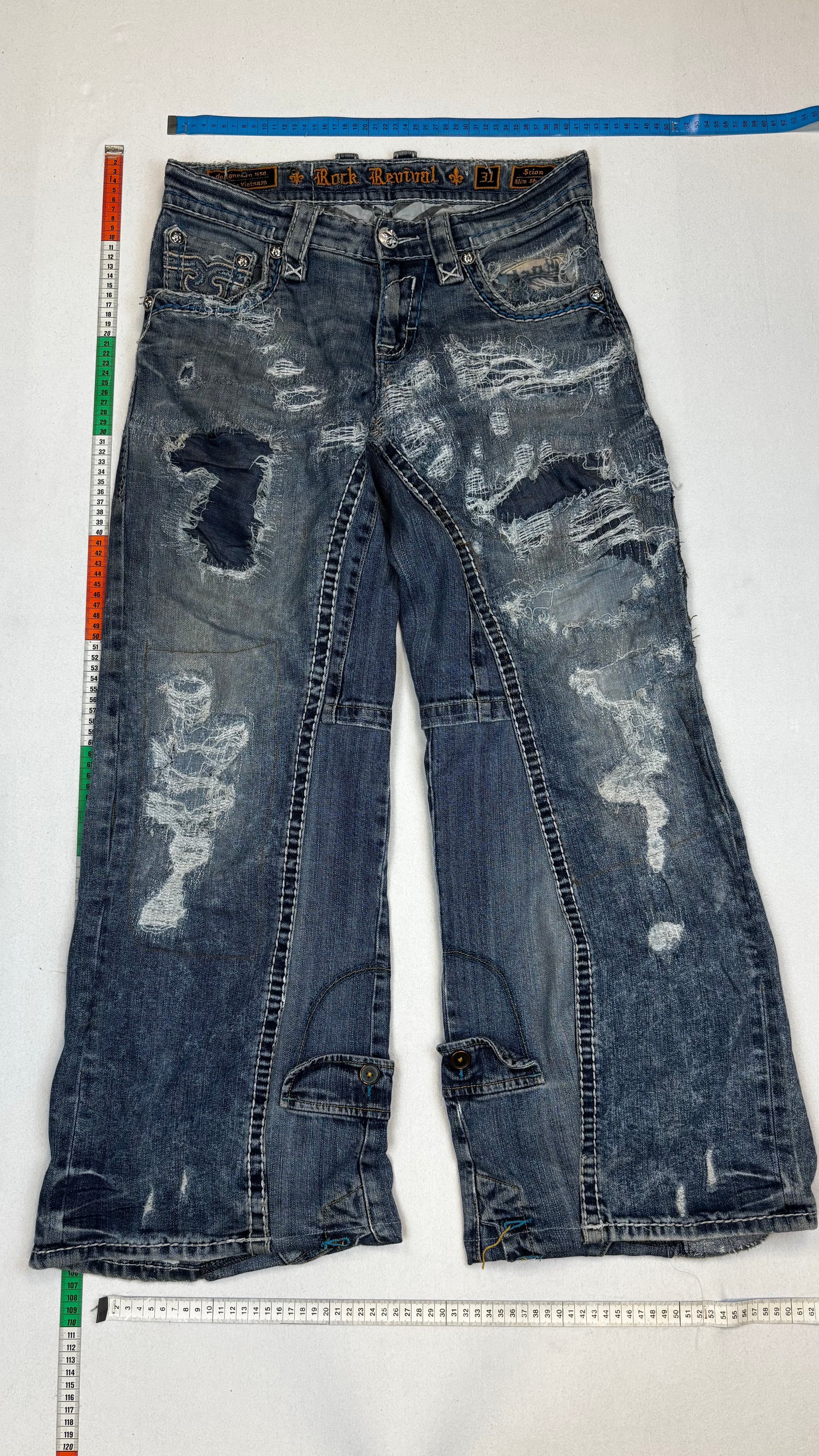 Rock revival flared jeans