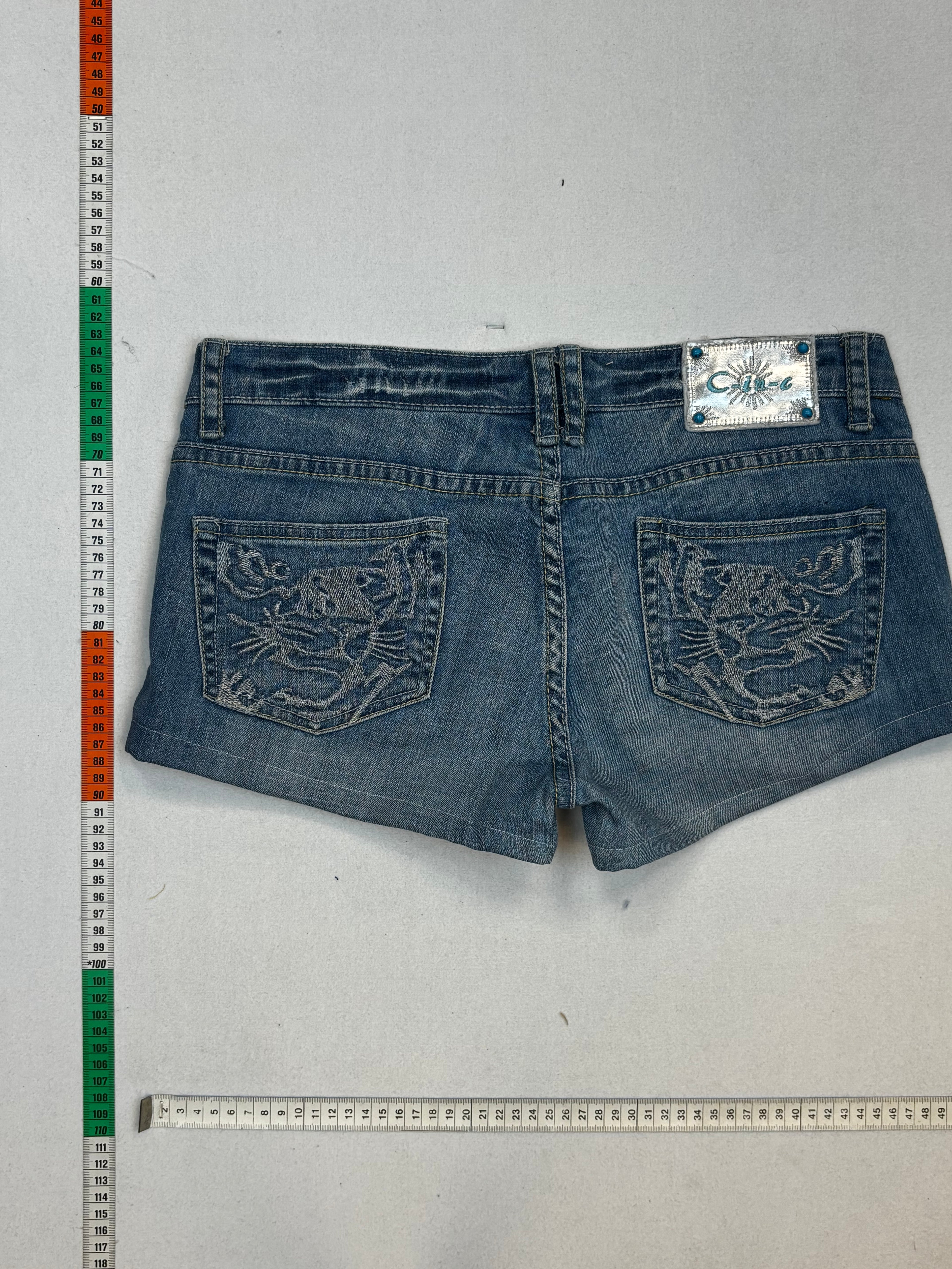 Mini denim shorts